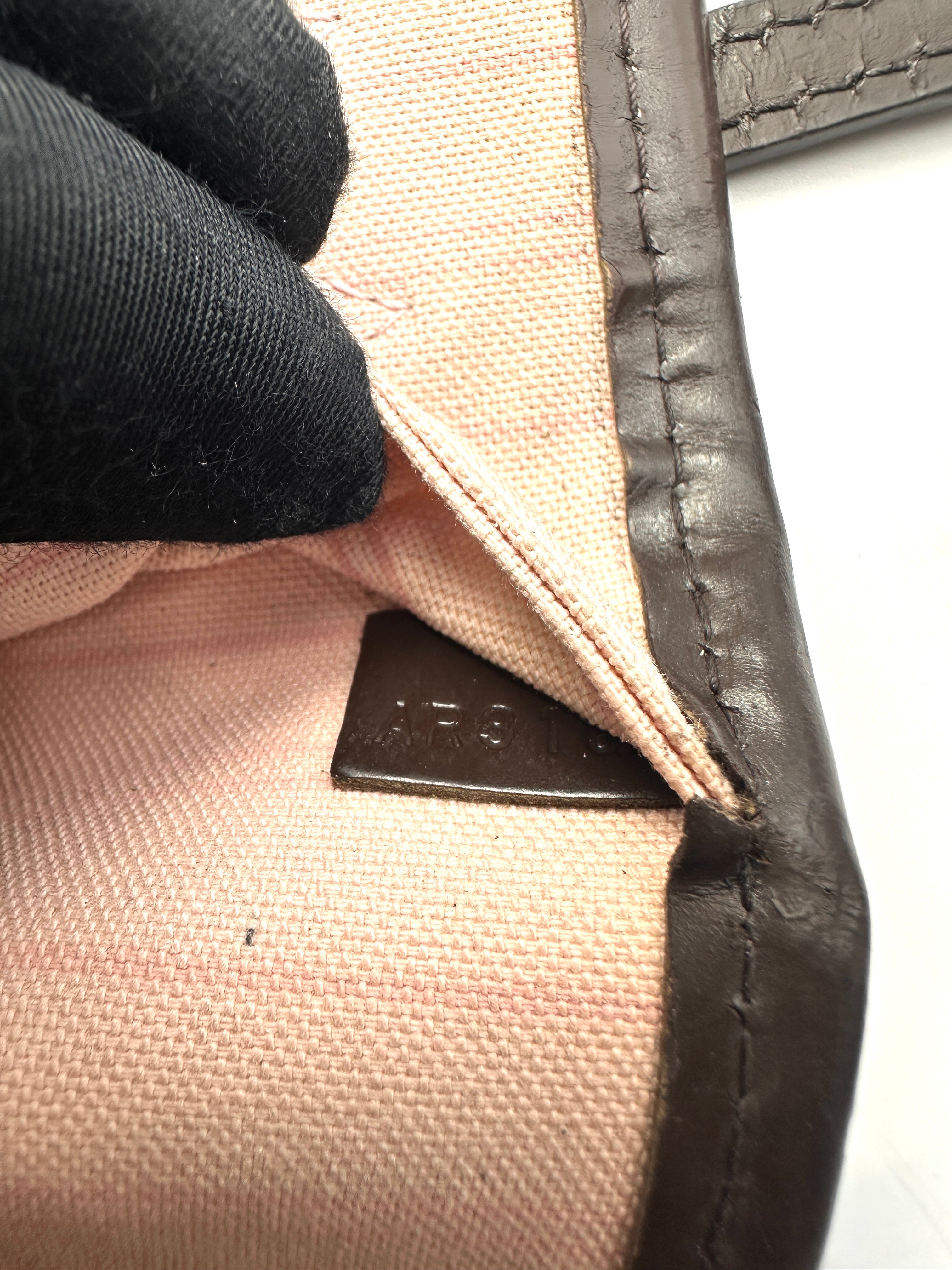 Louis Vuitton Neverfull Damier Ebene Handle Bag IRIS279