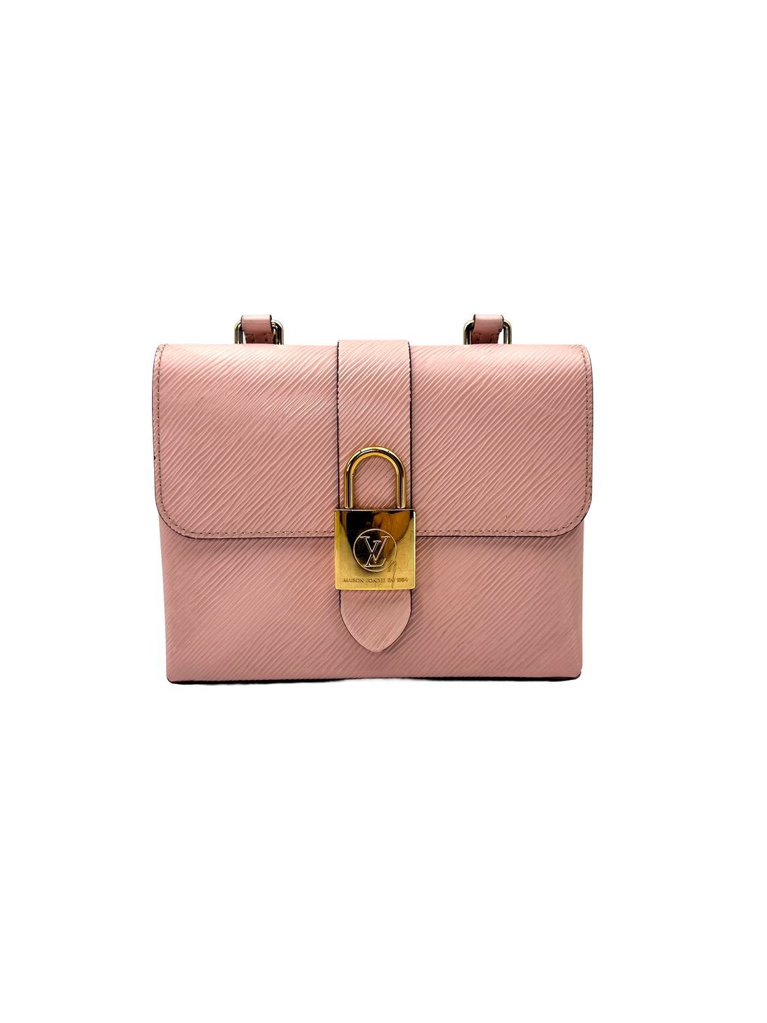 Louis Vuitton Locky Pink Epi Leather Handle Bag LV3381