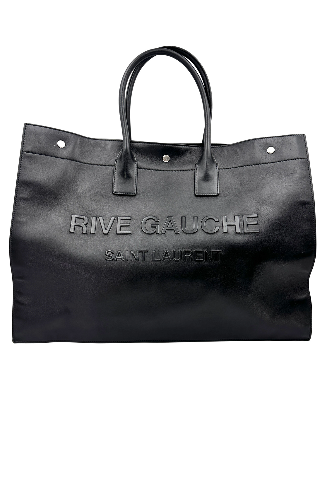 Saint Laurent Rive Gauche Smooth Leather Tote Handle Bag SL310
