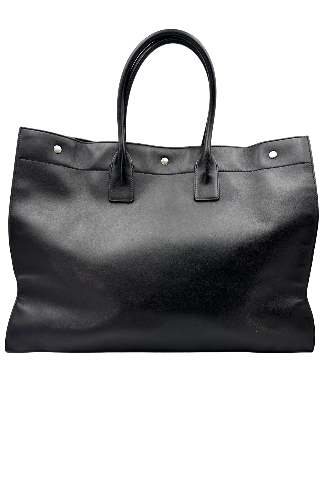 Saint Laurent Rive Gauche Smooth Leather Tote Handle Bag SL310