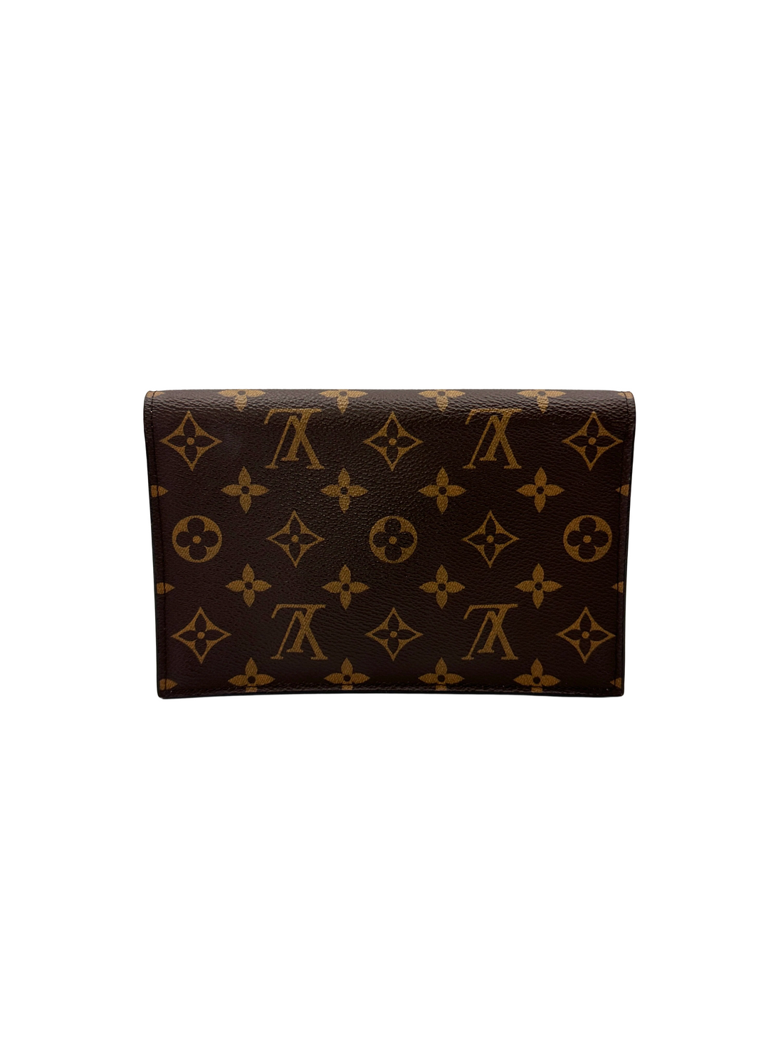 Louis Vuitton Flore Monogram Canvas & Pink Leather Wallet On Chain LV3383