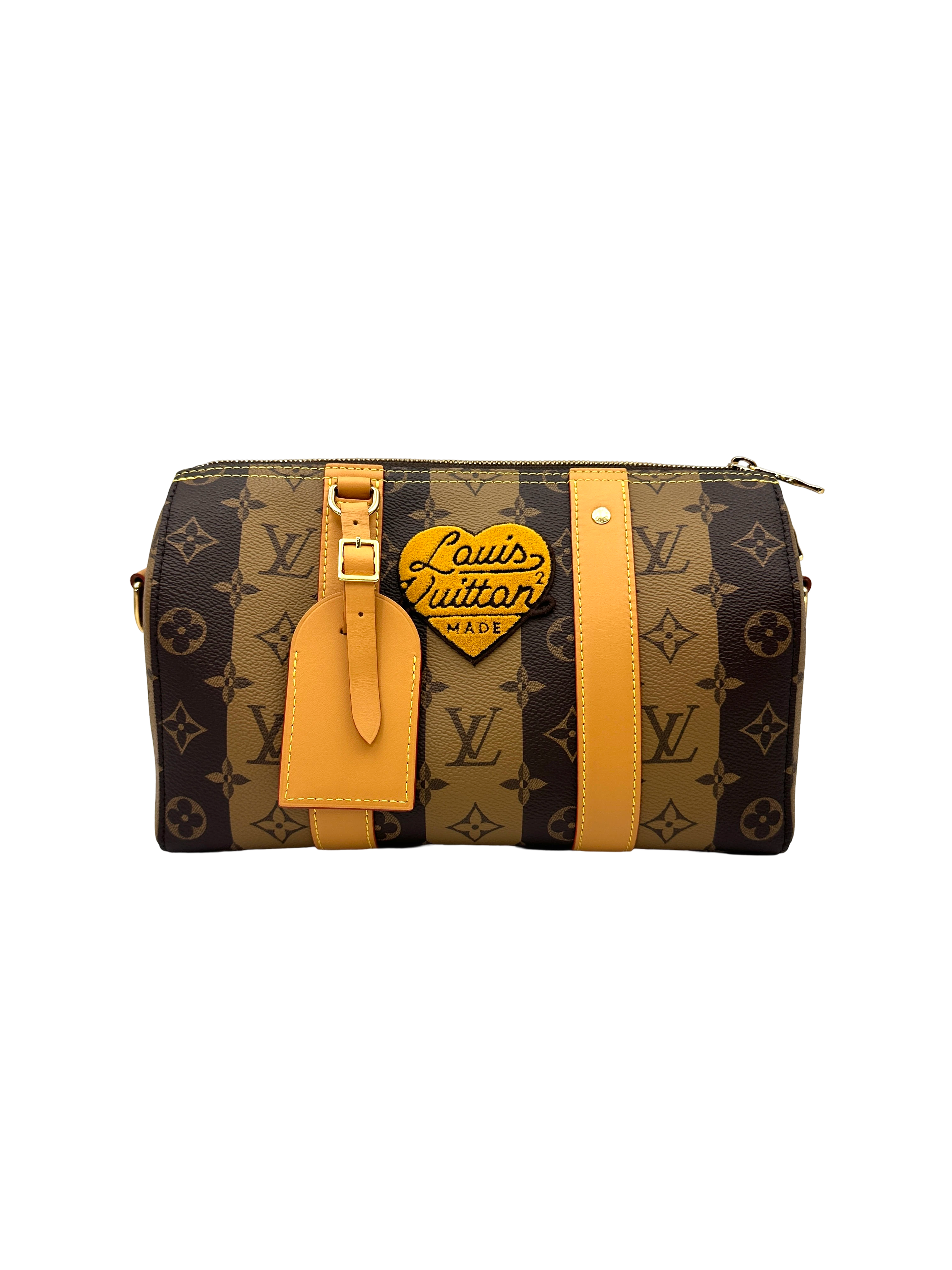 Louis Vuitton x NIGO City Keepall Monogram Reverse Handle Bag LV3388