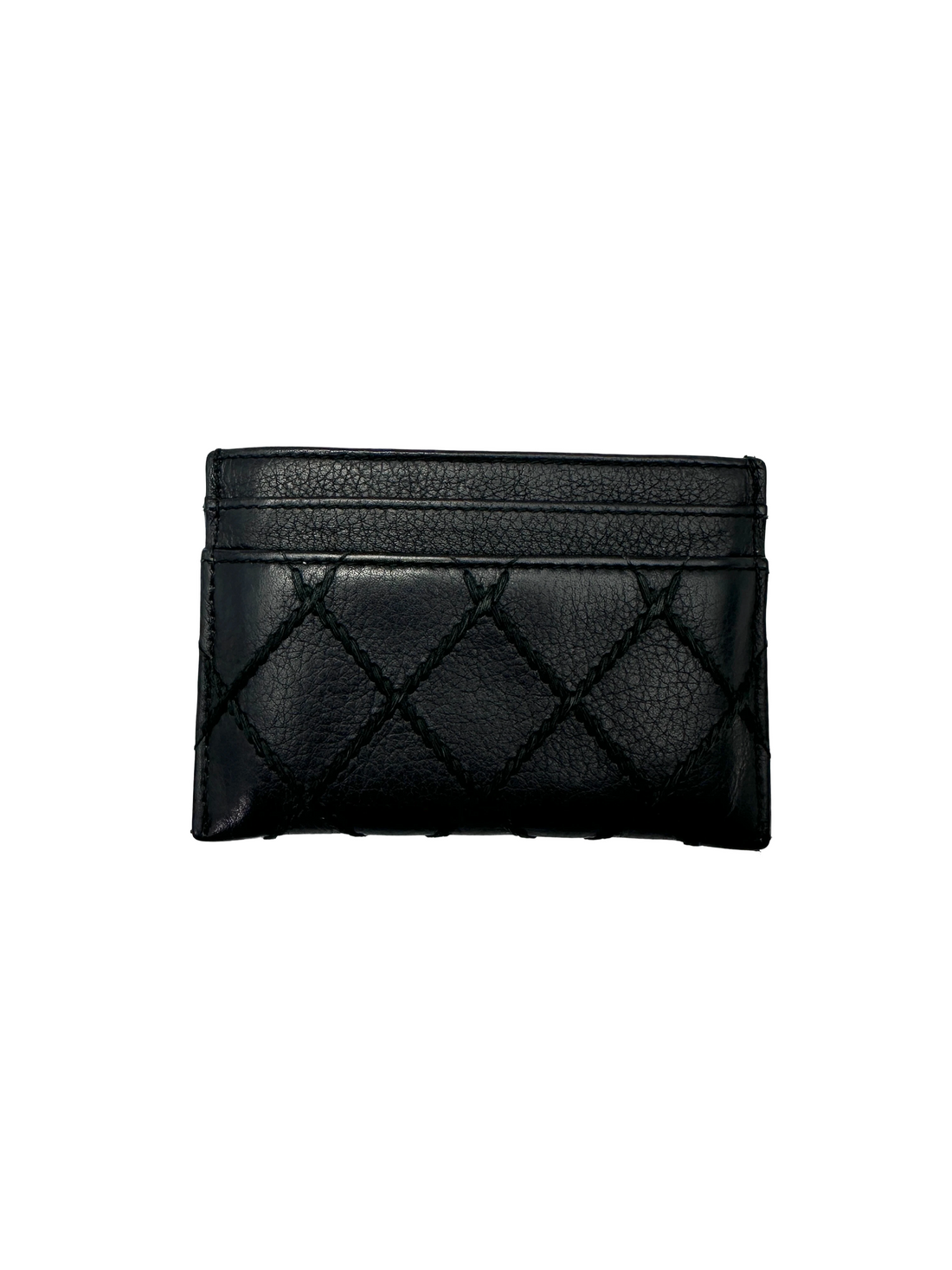 Chanel Black Quilted Leather Wallet(19***35) CC2603
