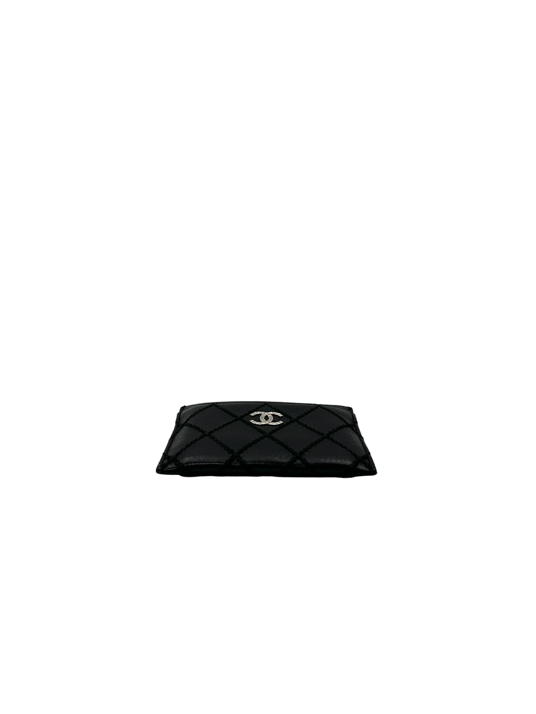 Chanel Black Quilted Leather Wallet(19***35) CC2603