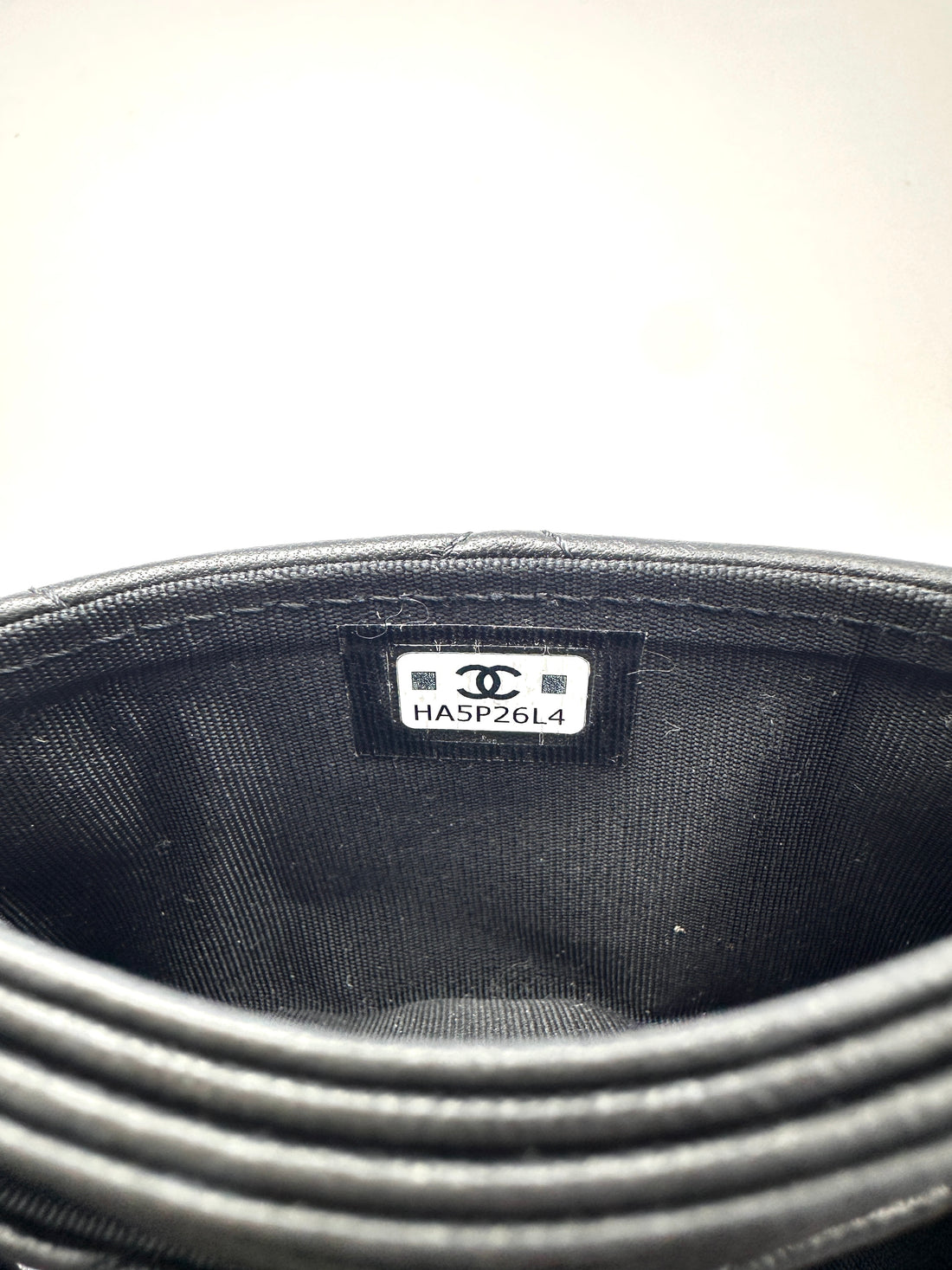 Chanel Black Quilted Leather Wallet(HA***L4) CC2604