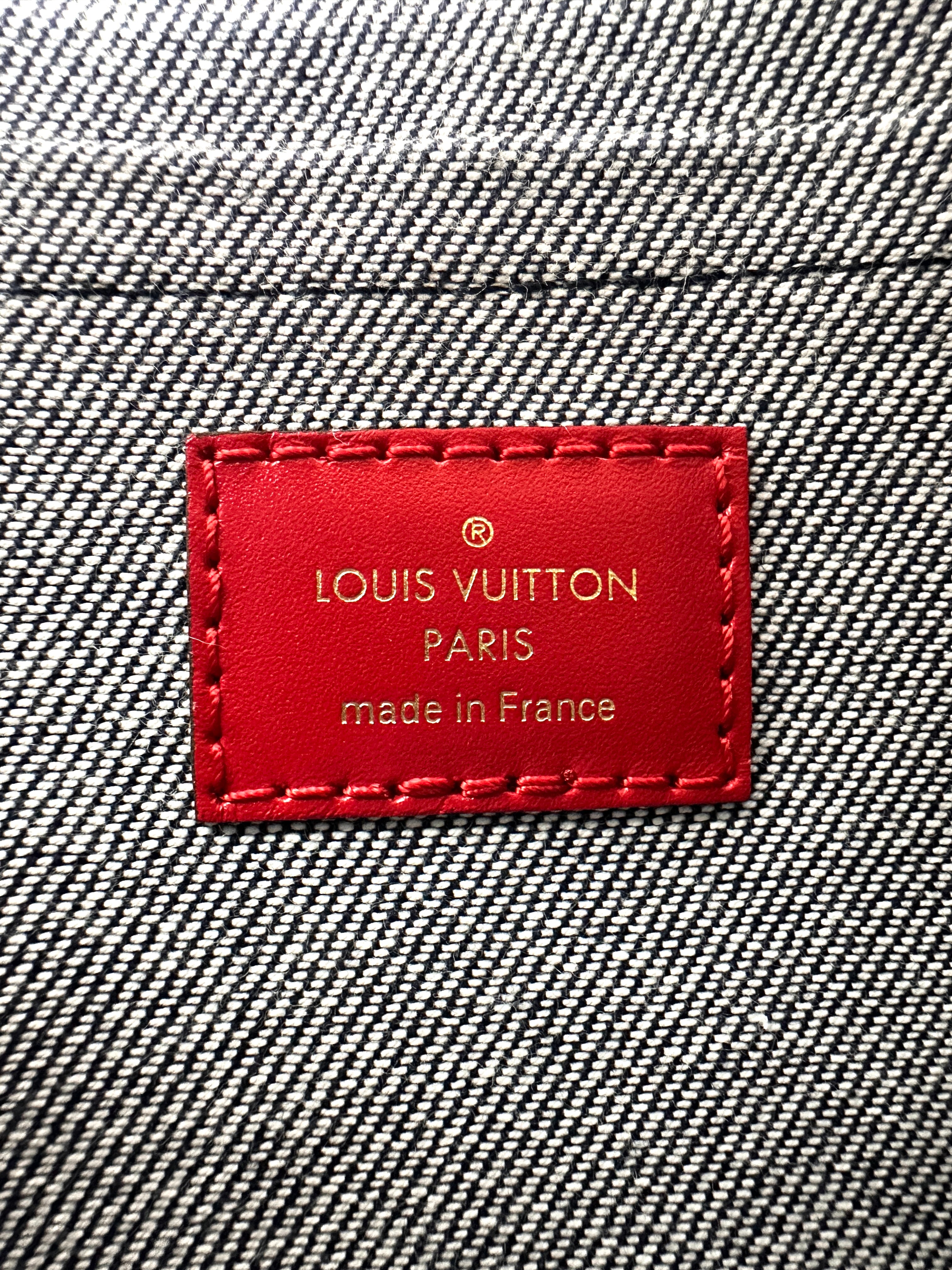 Louis Vuitton Denim Patchwork Monogram Canvas Multi Pochette Accessoires LV3387
