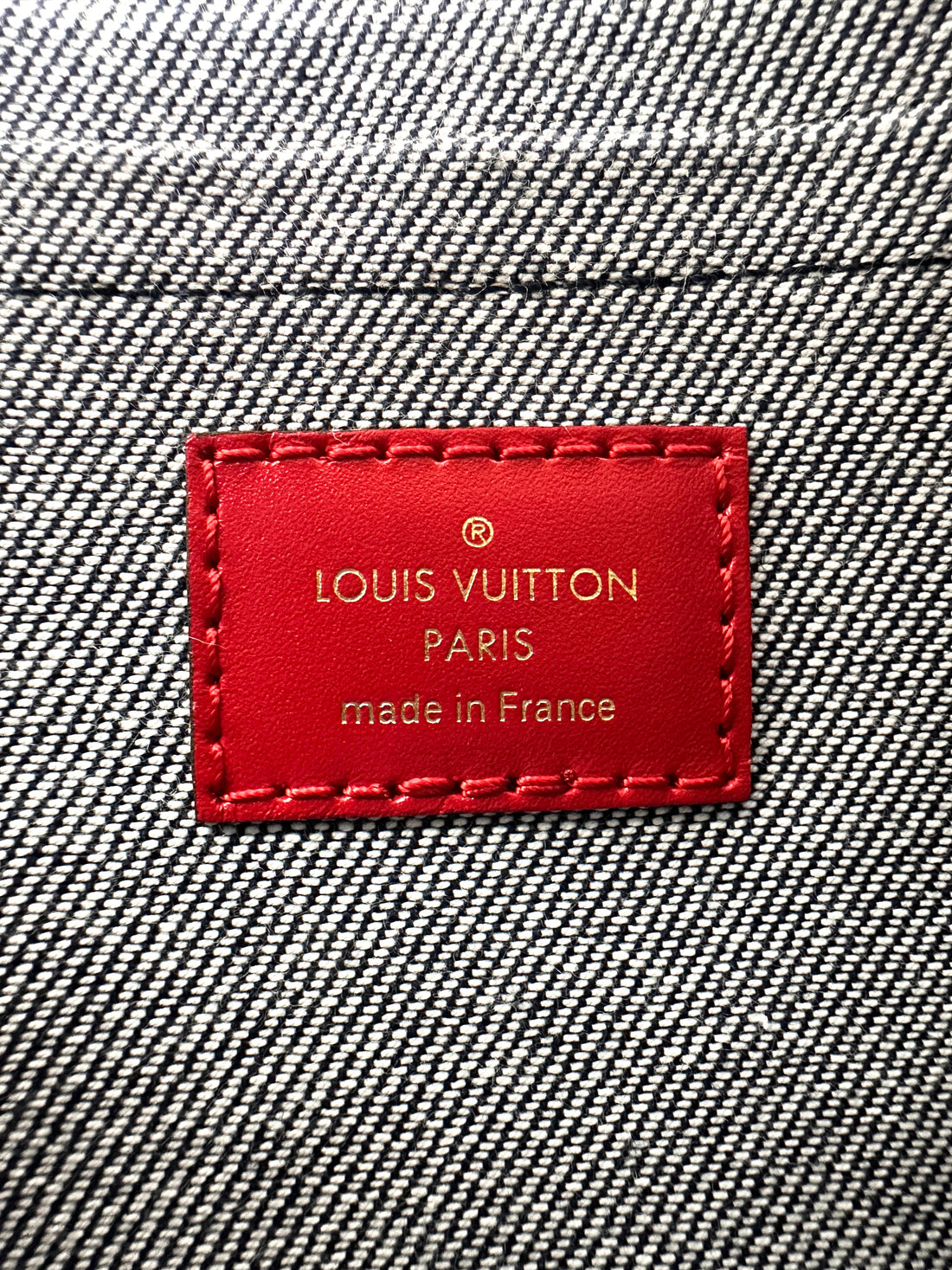 Louis Vuitton Denim Patchwork Monogram Canvas Multi Pochette Accessoires LV3387
