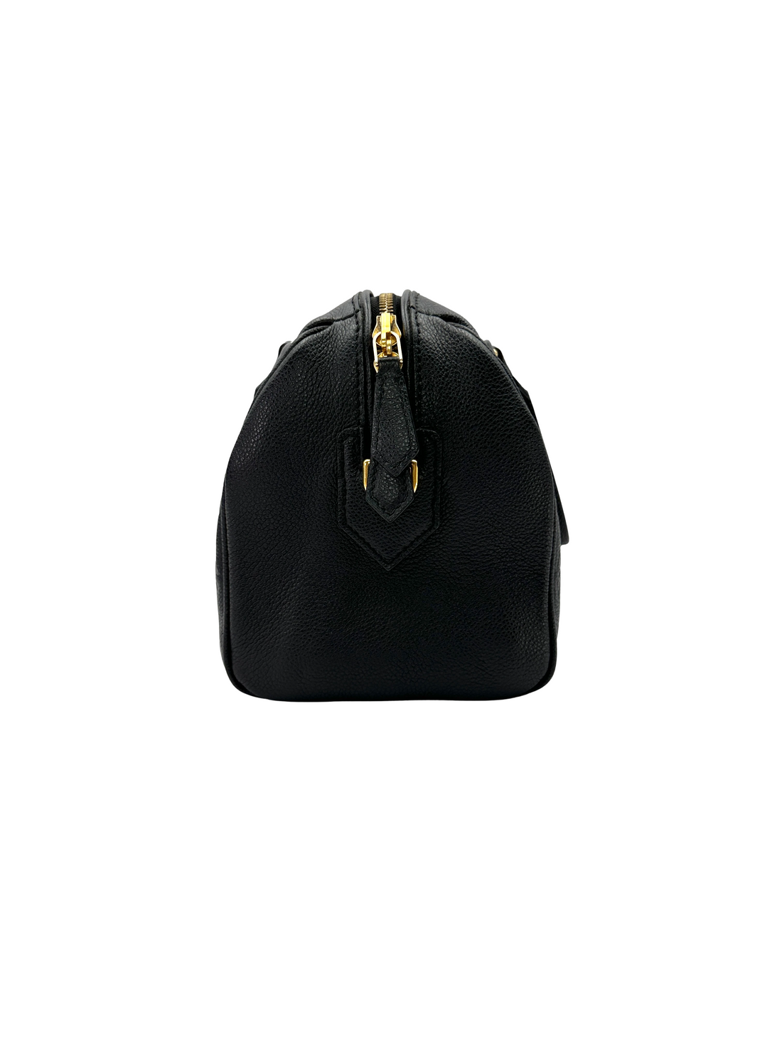 Louis Vuitton Speedy25 Black Monogram Empreinte Leather Handle Bag LV3391