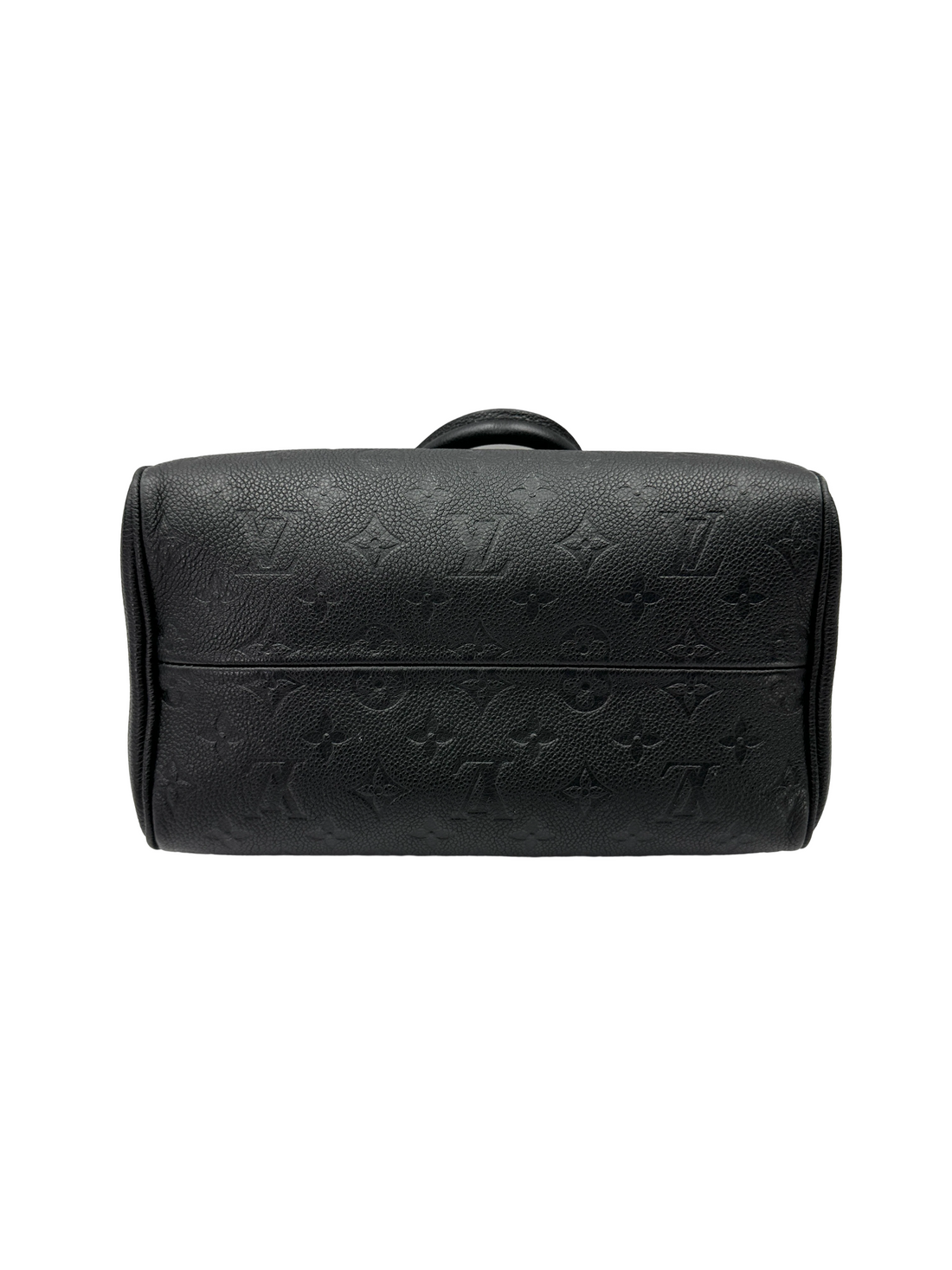 Louis Vuitton Speedy25 Black Monogram Empreinte Leather Handle Bag LV3391
