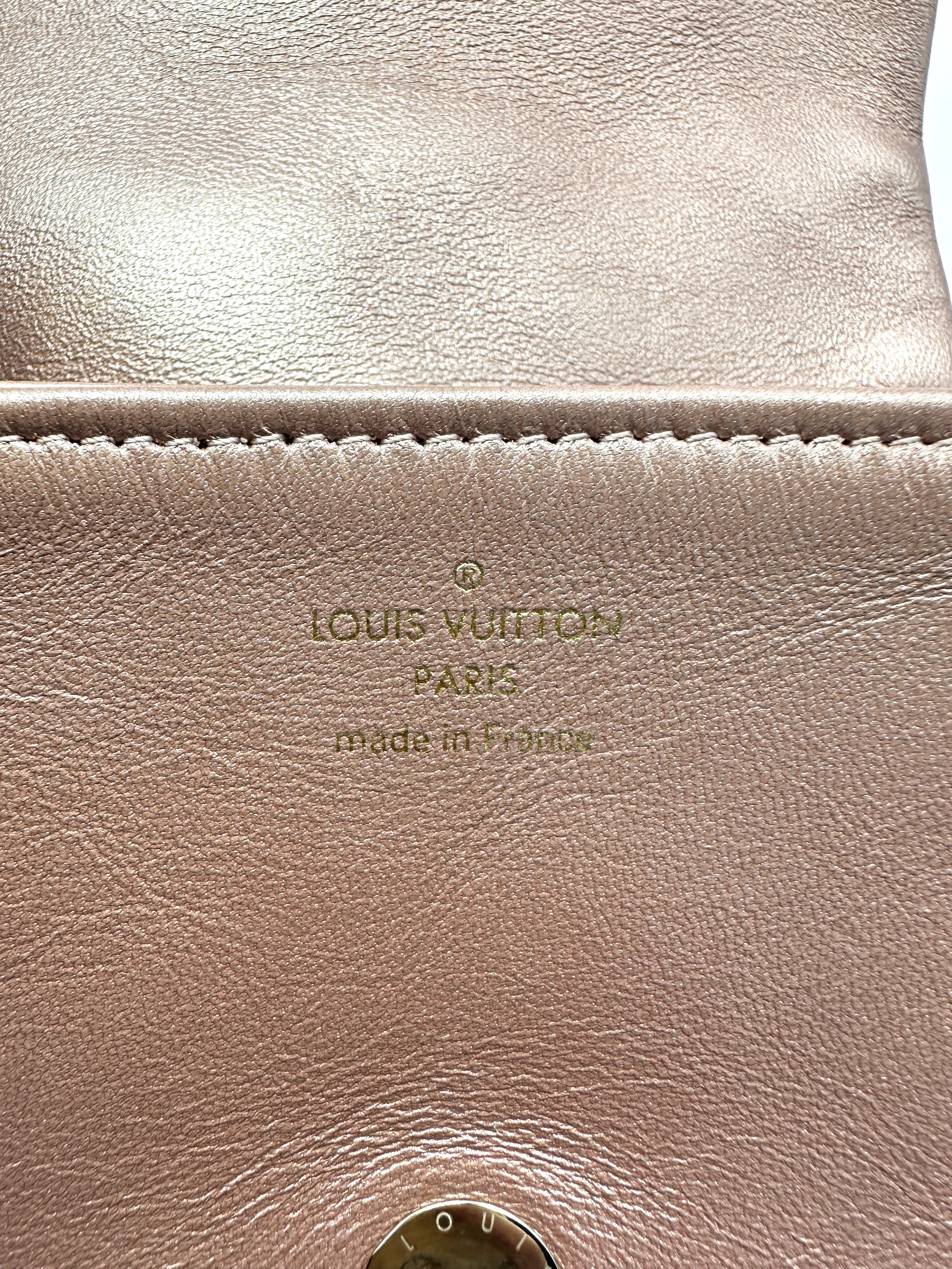 Louis Vuitton Coussin Orange Monogram Embossed Puffy Leather Mini Shoulder Bag LV3384