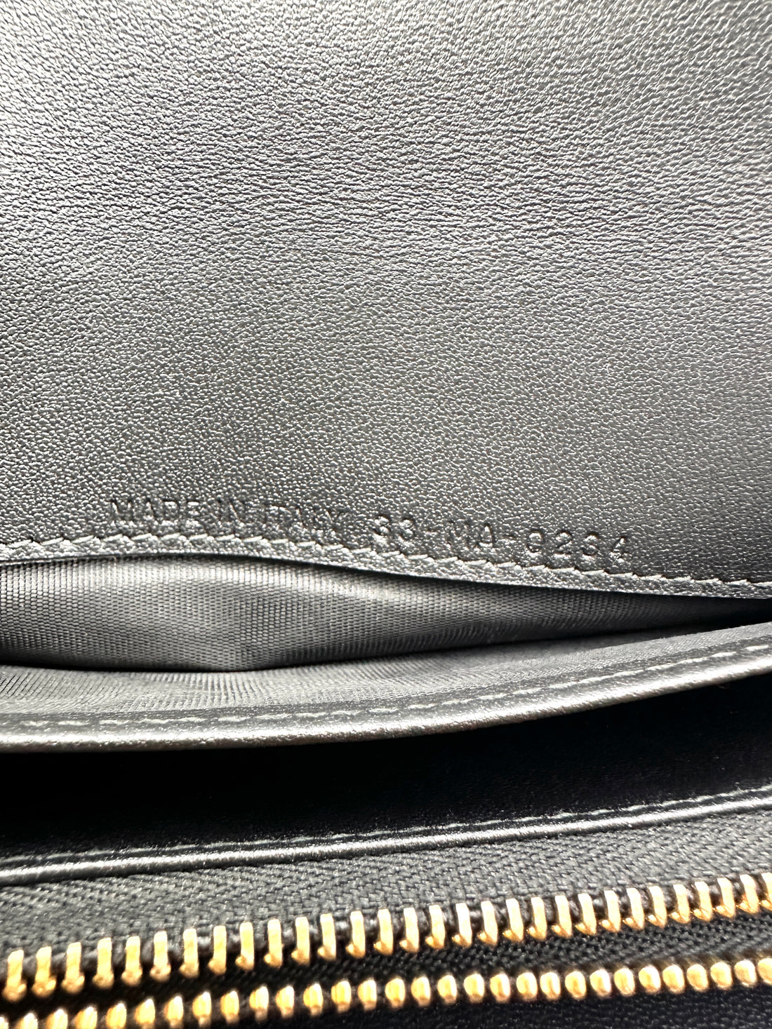 Christian Dior Caro Black Cannage Leather Long Wallet DR950