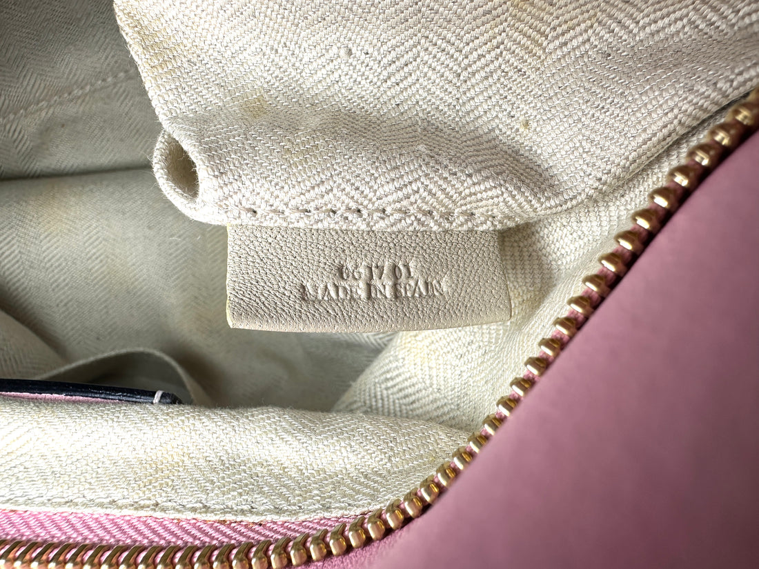 Loewe Puzzle Pink Leather Medium Size Shoulder Bag LW101