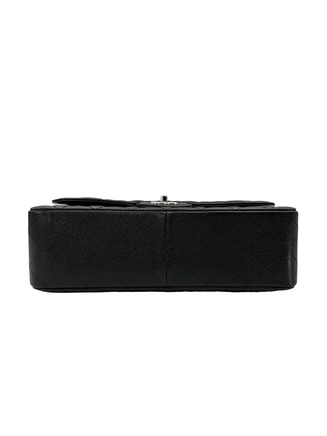 Chanel Classic Flap Black Quilted Leather Shoulder Bag With Silver Buckle(15***91) CC2610