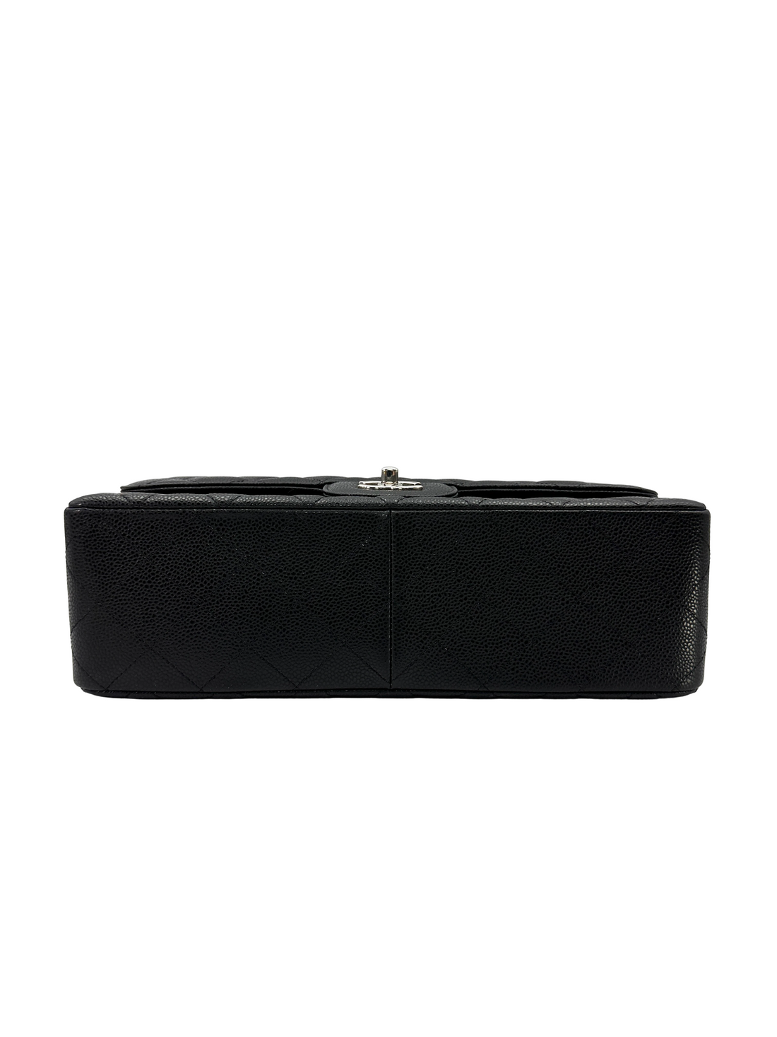 Chanel Classic Flap Black Quilted Leather Shoulder Bag With Silver Buckle(16***97) CC2609