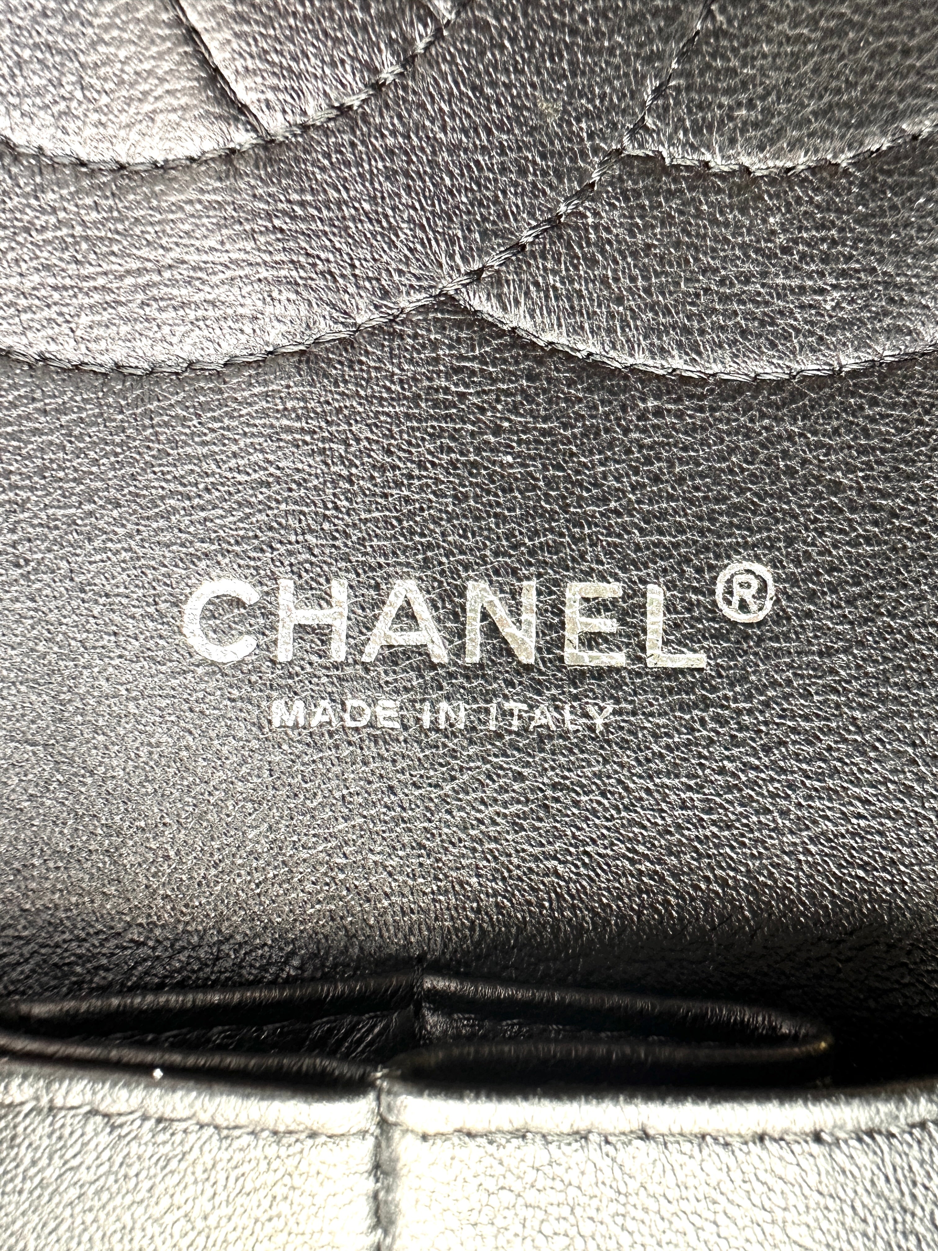 Chanel Classic Flap Black Quilted Leather Shoulder Bag With Silver Buckle(16***97) CC2609
