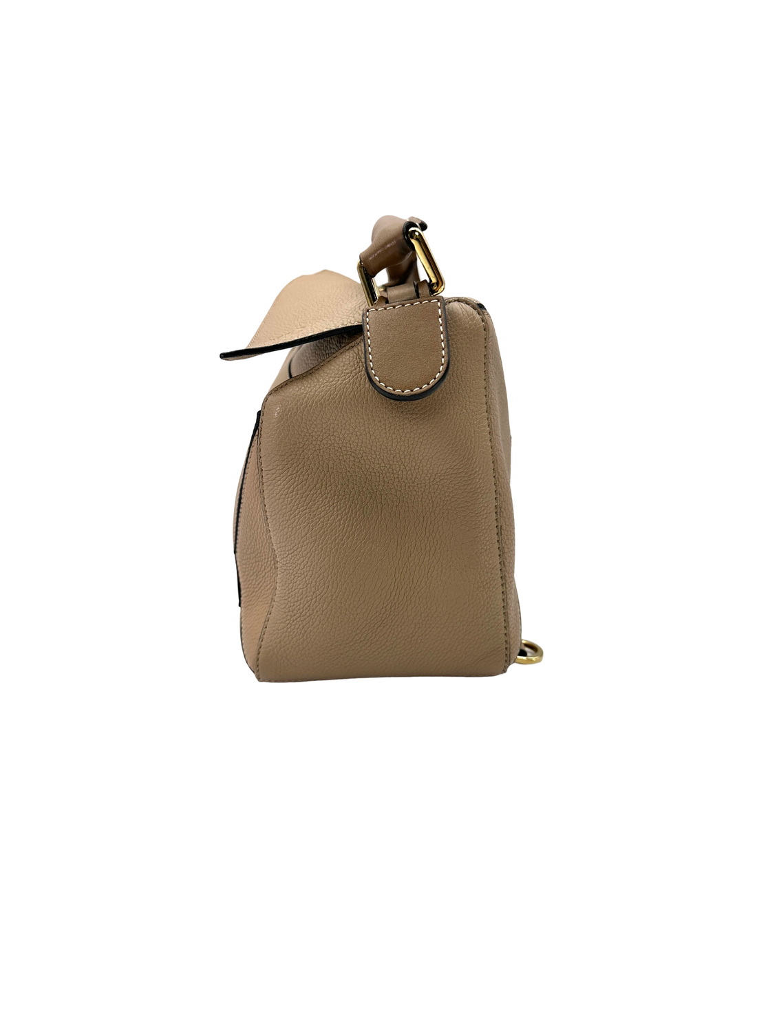 Loewe Puzzle Beige Leather Shoulder Bag LW102