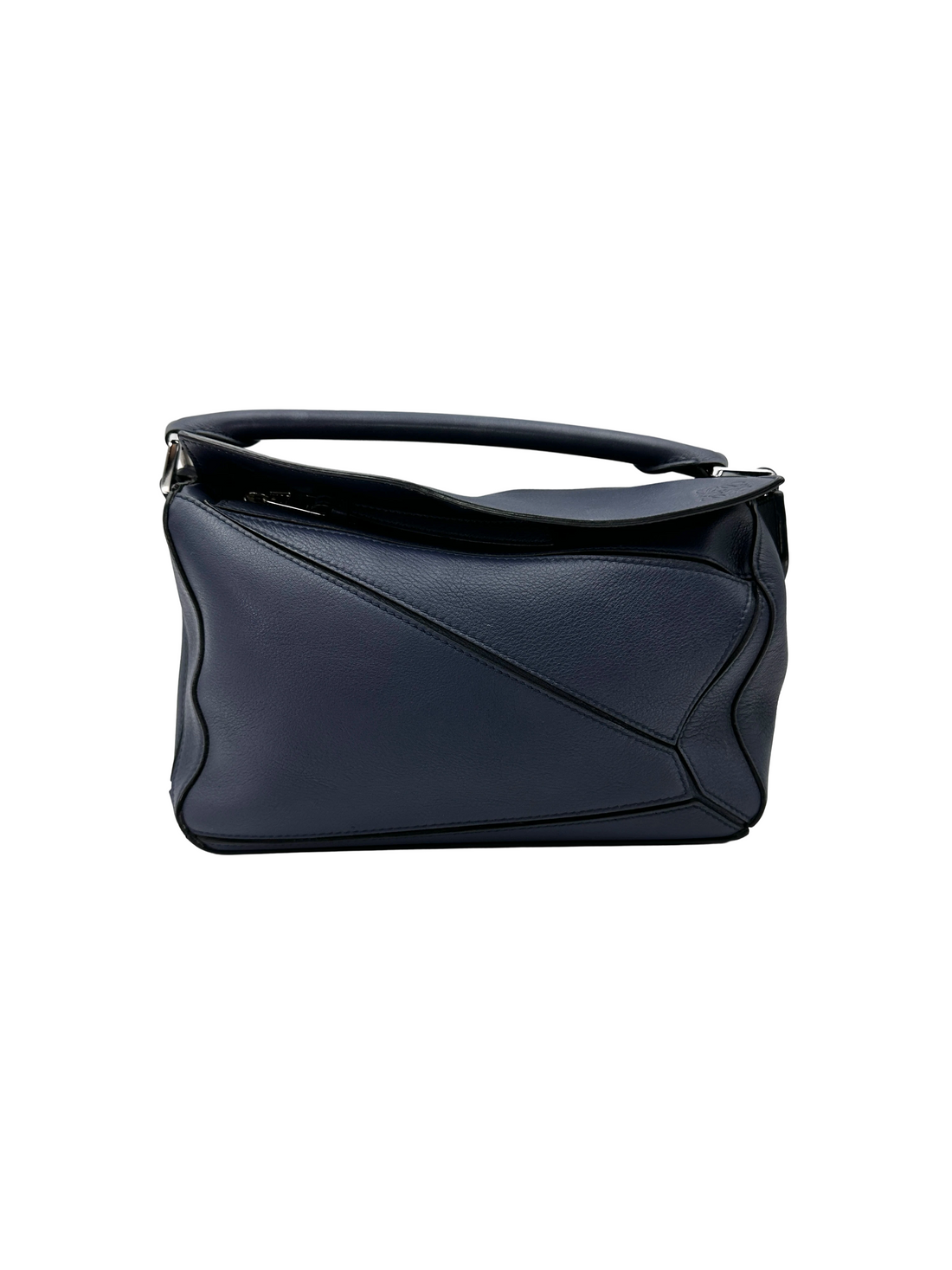 Loewe Puzzle Navy Leather Small Size Shoulder Bag LW103