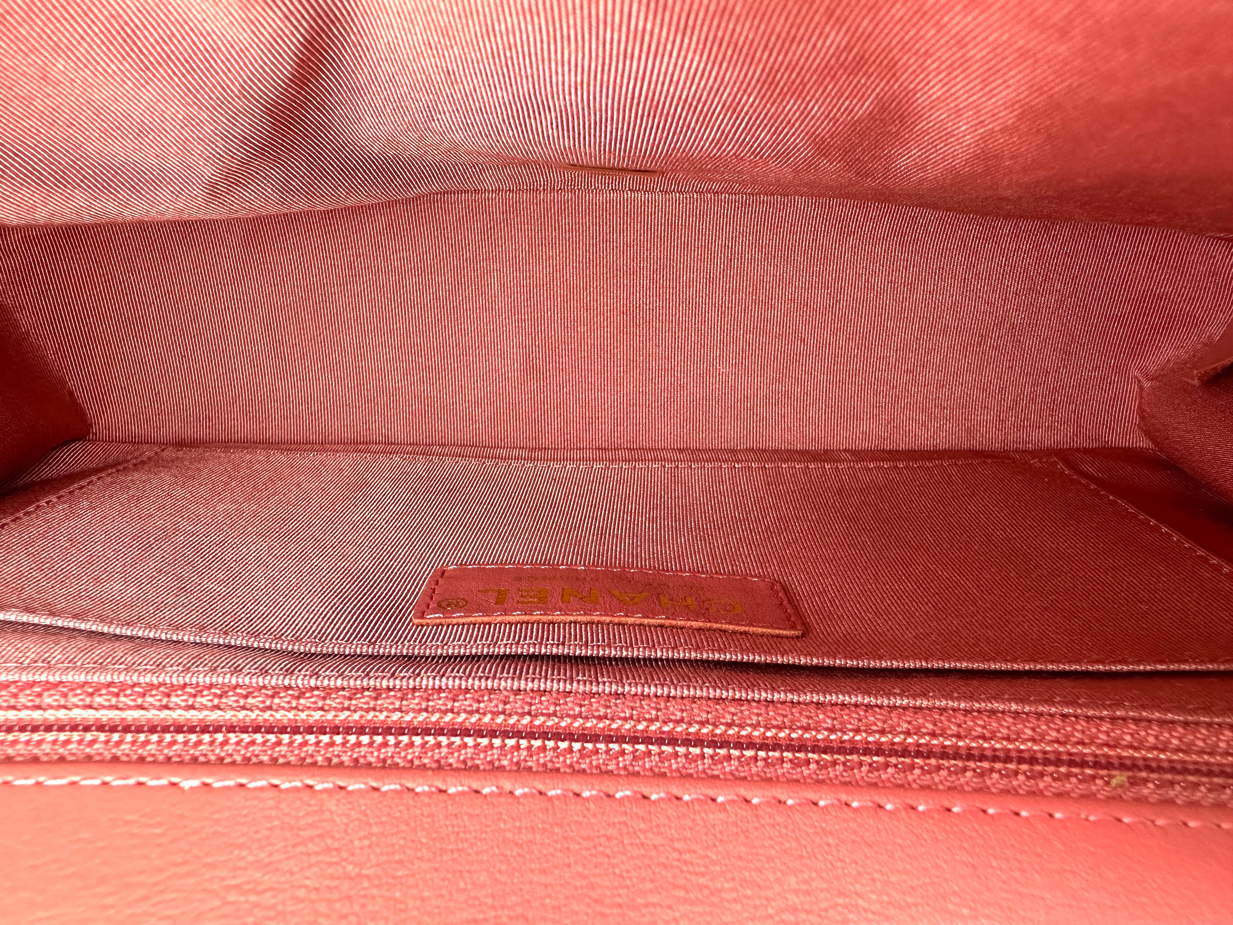 Chanel Classic Flap Pink Chervon Quilted Leather Mini Shoulder Bag(28***39) CC2613