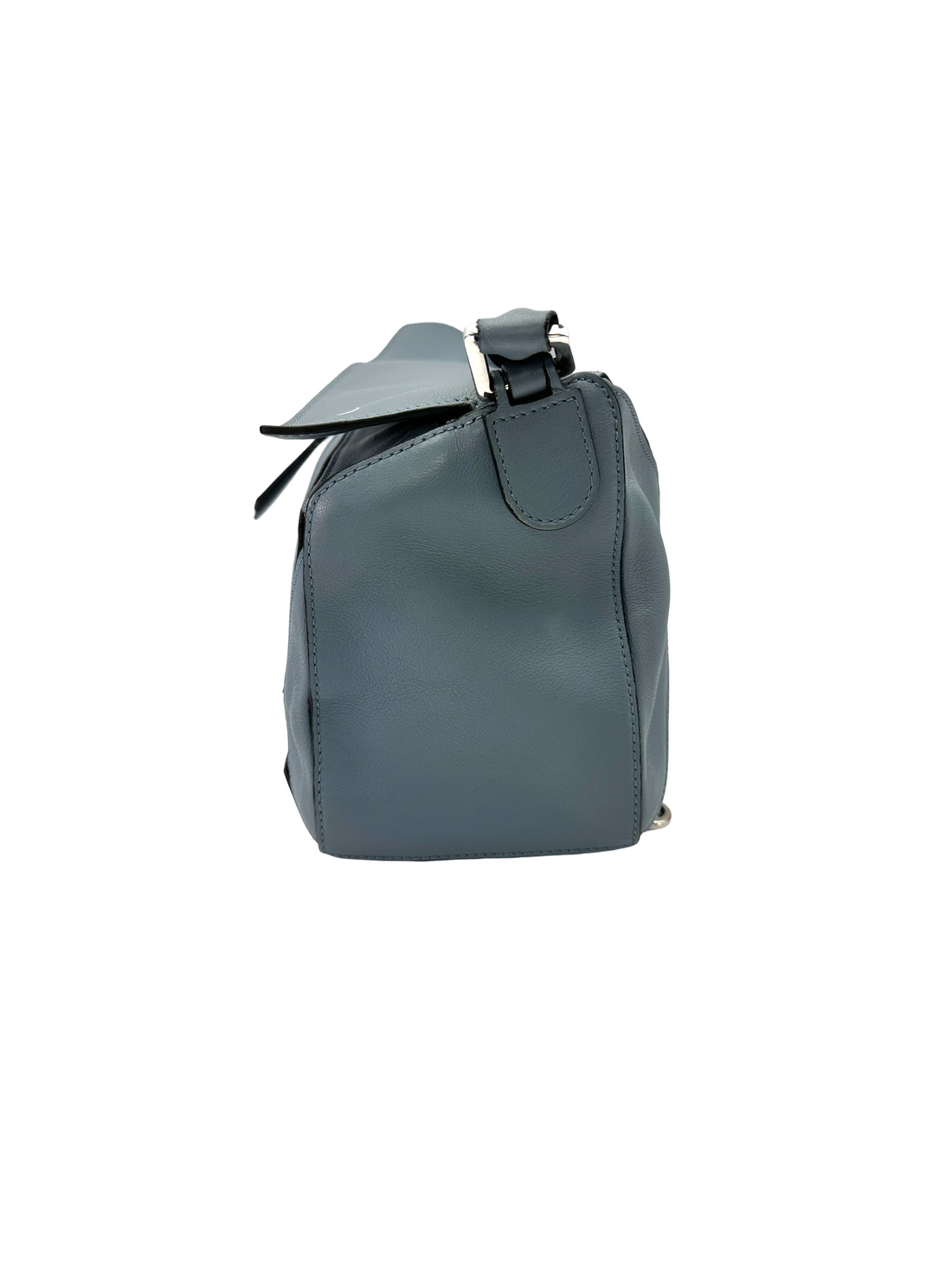 Loewe Puzzle Blue Leather Shoulder Bag LW104
