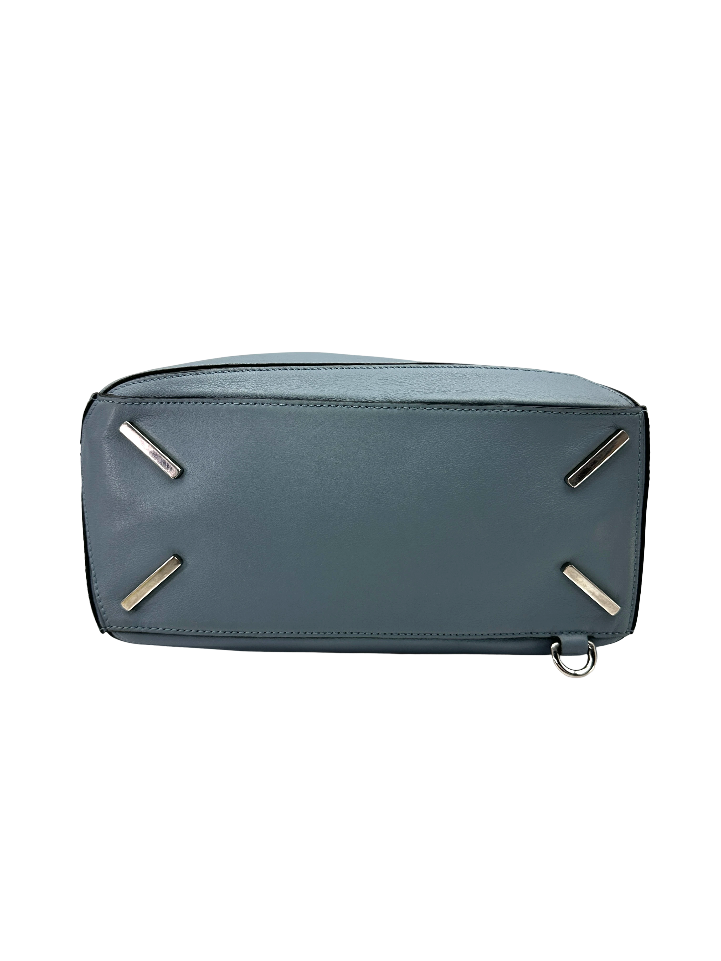 Loewe Puzzle Blue Leather Shoulder Bag LW104