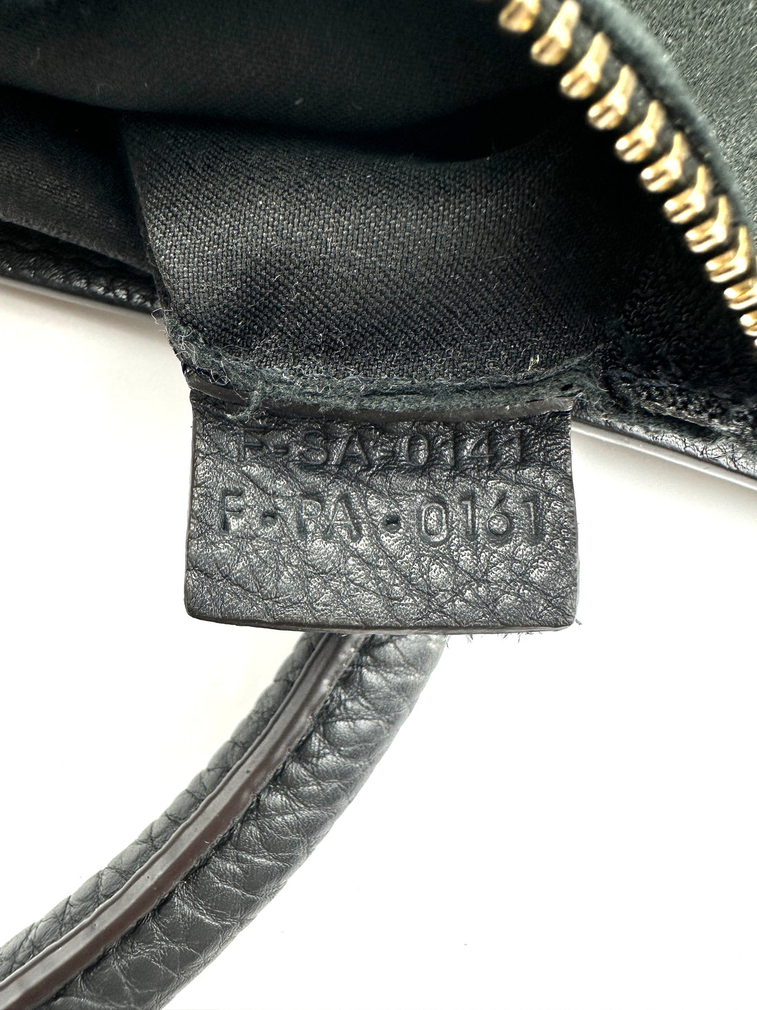 Celine Luggage Black Leather Medium Size Handle Bag CE201
