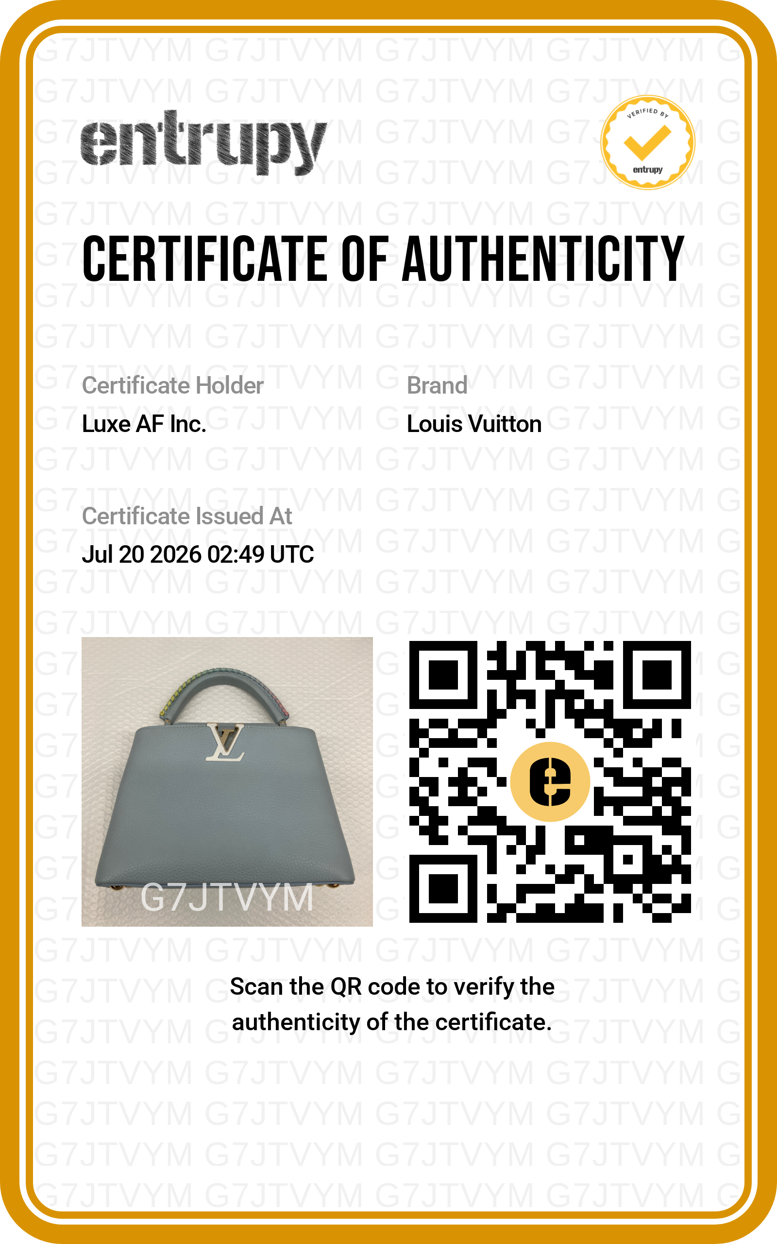 Louis Vuitton Capucines Blue Taurillon Leather Handle Bag LV3382