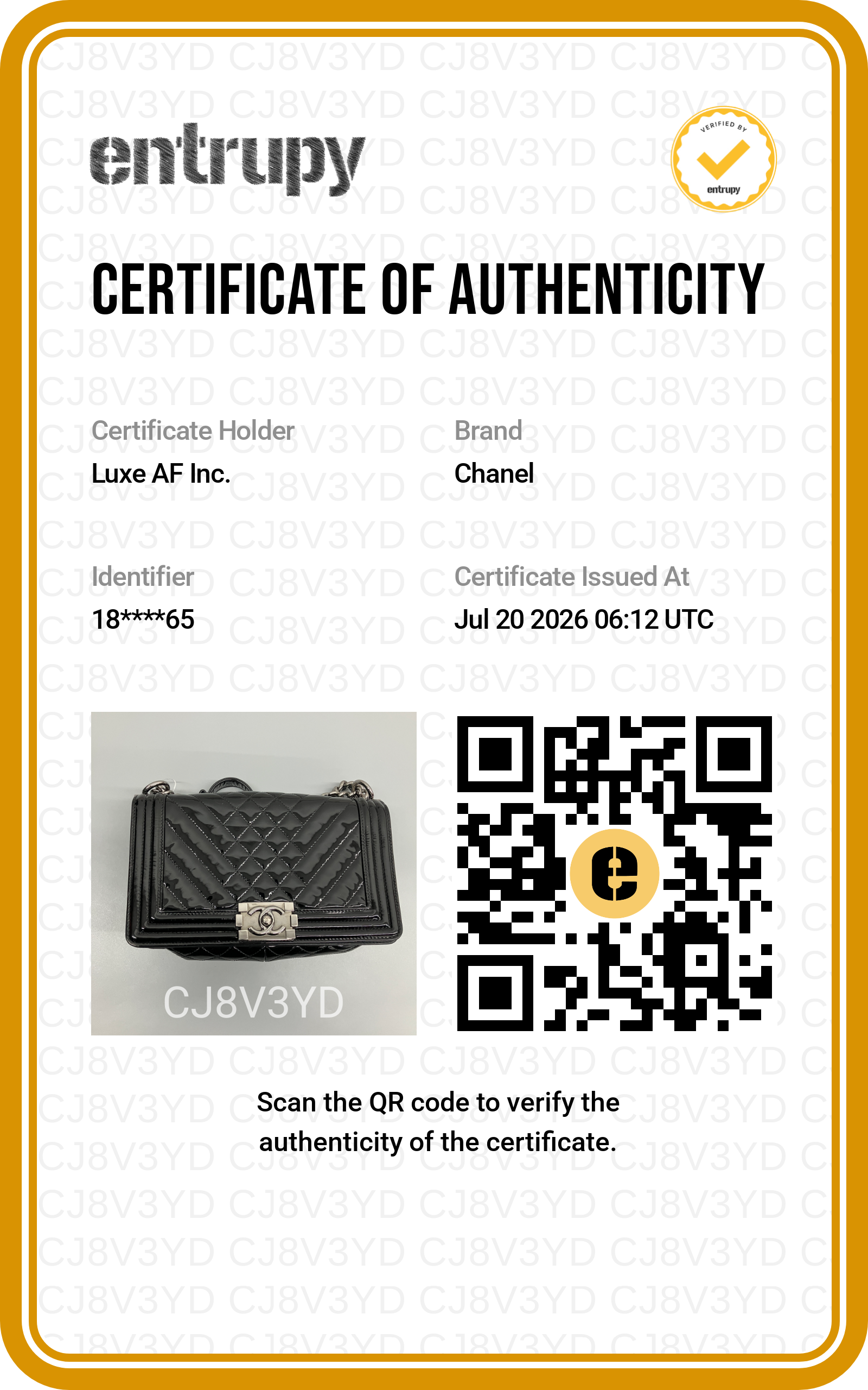 Chanel LeBoy Black Quilted Patent Leather Medium Size Flap Bag(18***65) CC2602