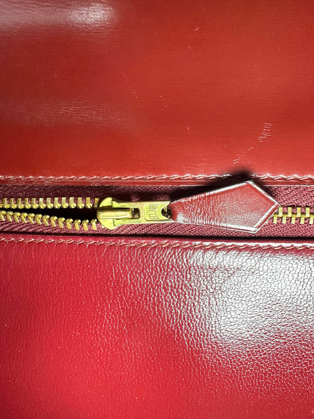 Hermes Kelly32 Dark Red Leather Handle Bag With Gold Hardware HR192