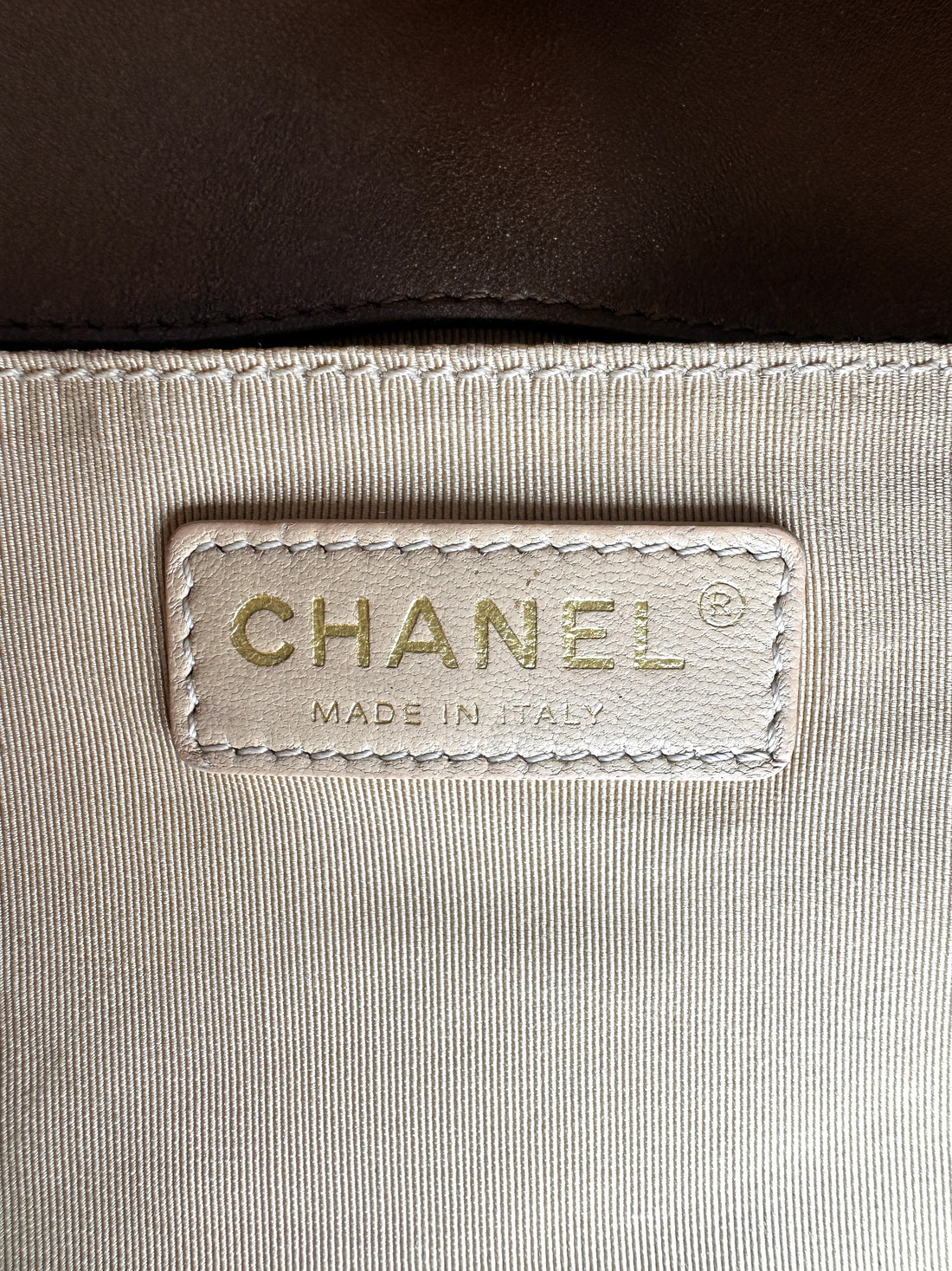 Chanel LeBoy Gold Quilted Leather Flap Bag With Gold Buckle(16***10) CC2615