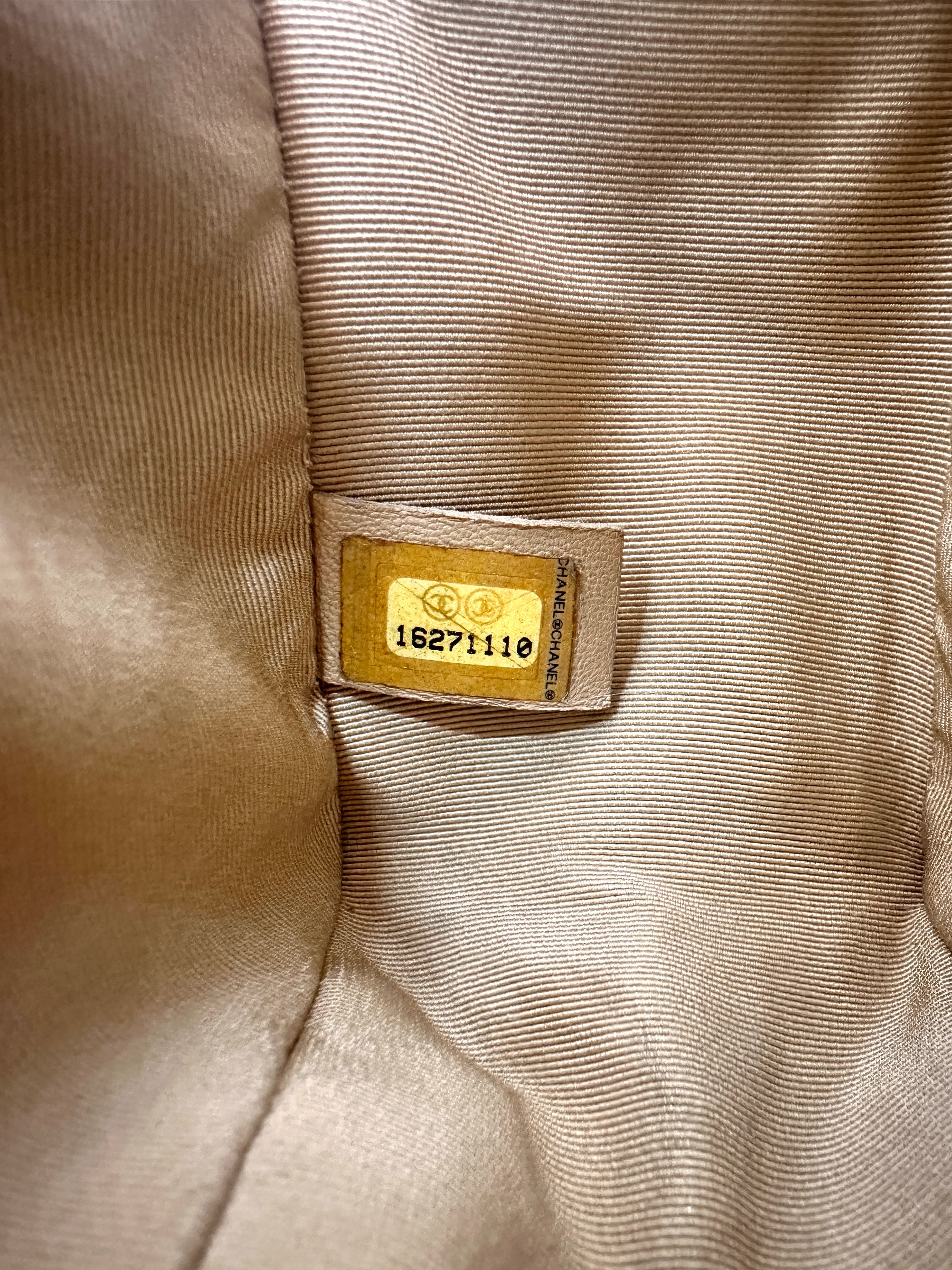 Chanel LeBoy Gold Quilted Leather Flap Bag With Gold Buckle(16***10) CC2615