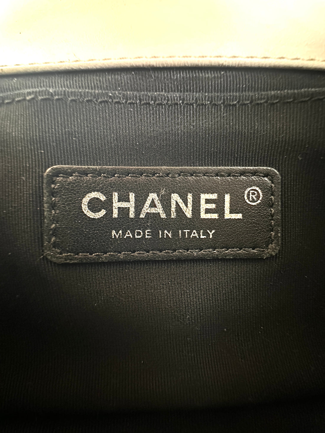 Chanel LeBoy Black/White Quilted Leather Flap Bag With Black Buckle(24***47) CC2614