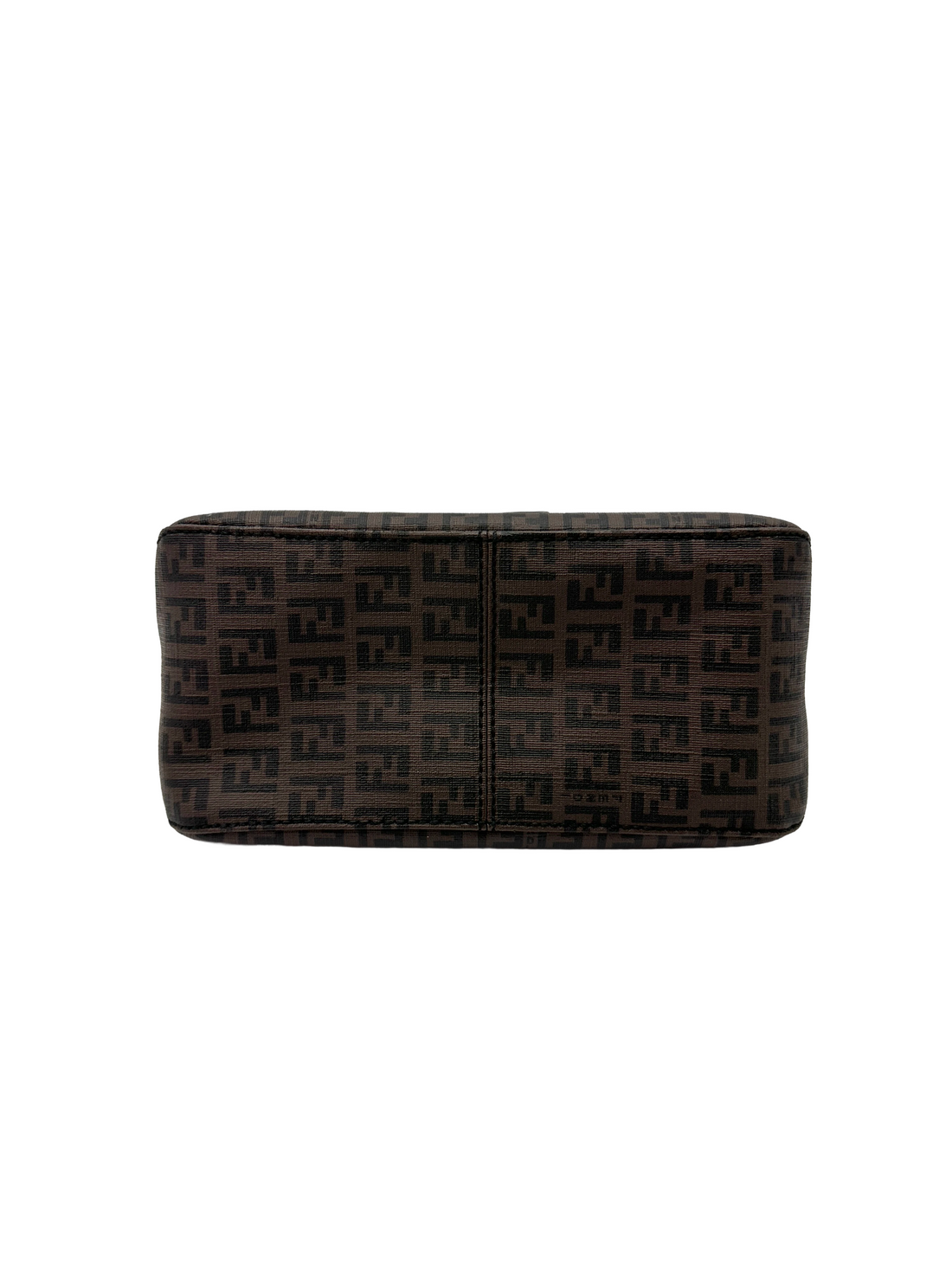 Fendi Zucca Canvas Baguette Shoulder Bag FF138