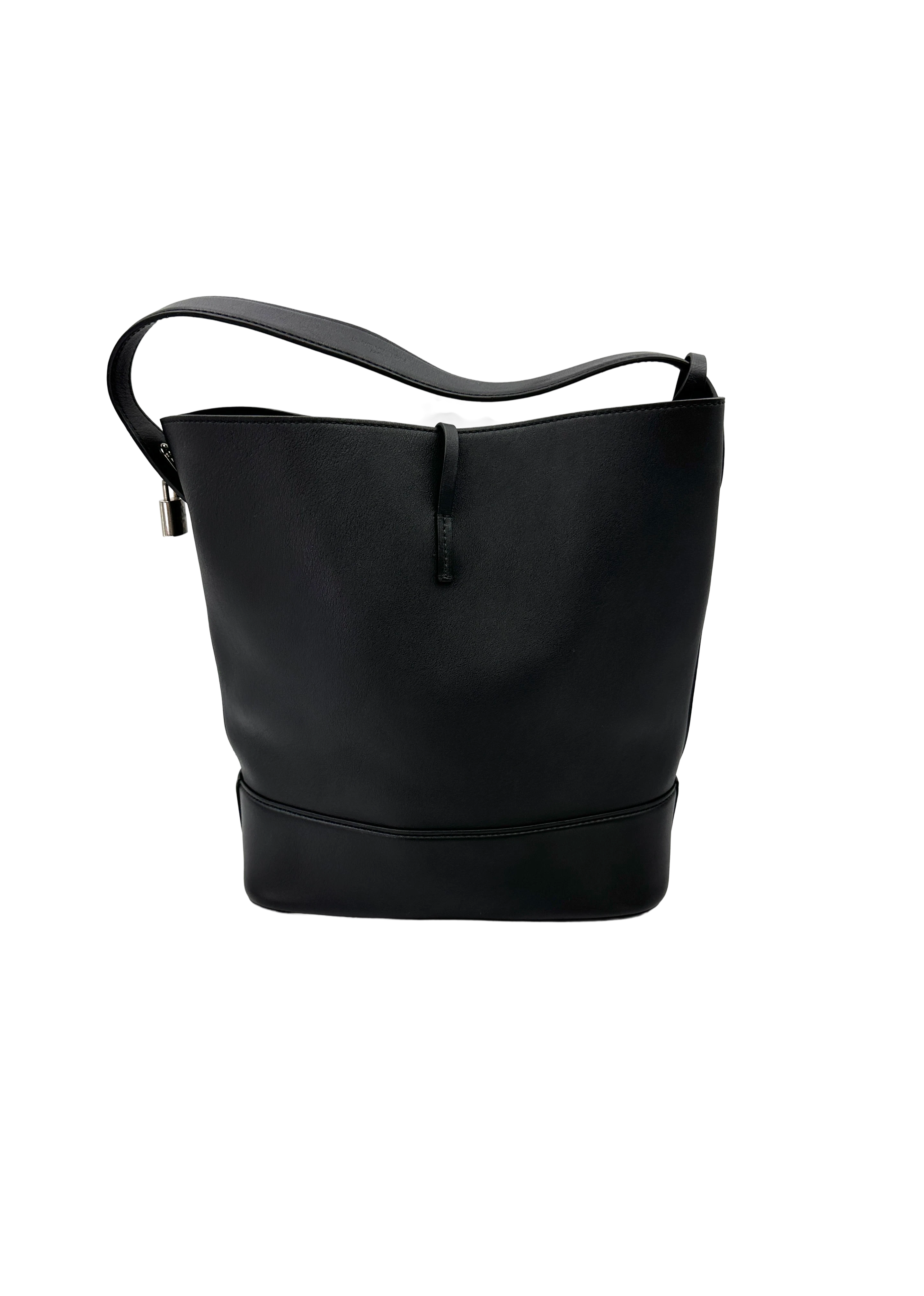 Louis Vuitton NN14 Black Leather Bucket Bag LV3393