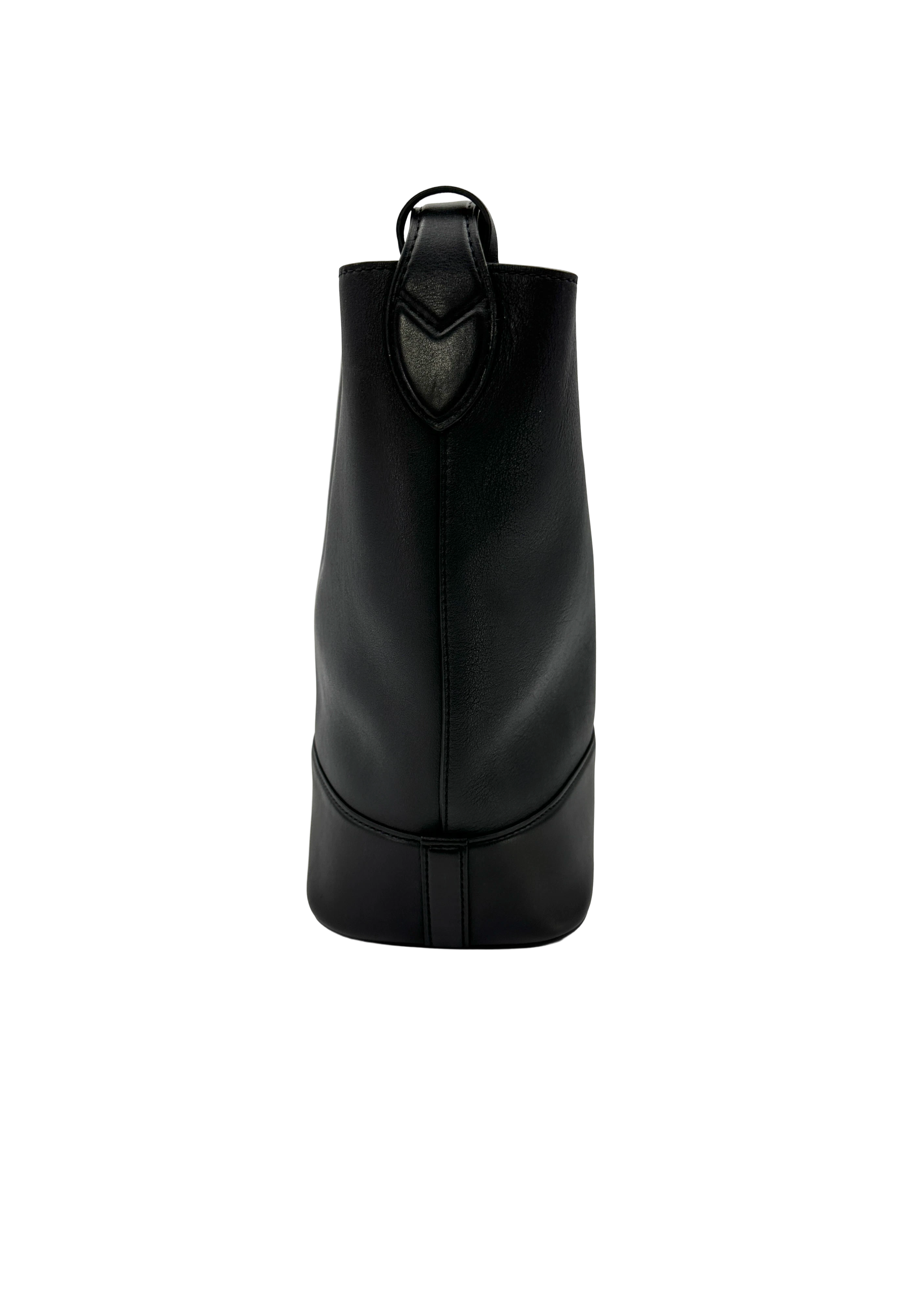 Louis Vuitton NN14 Black Leather Bucket Bag LV3393
