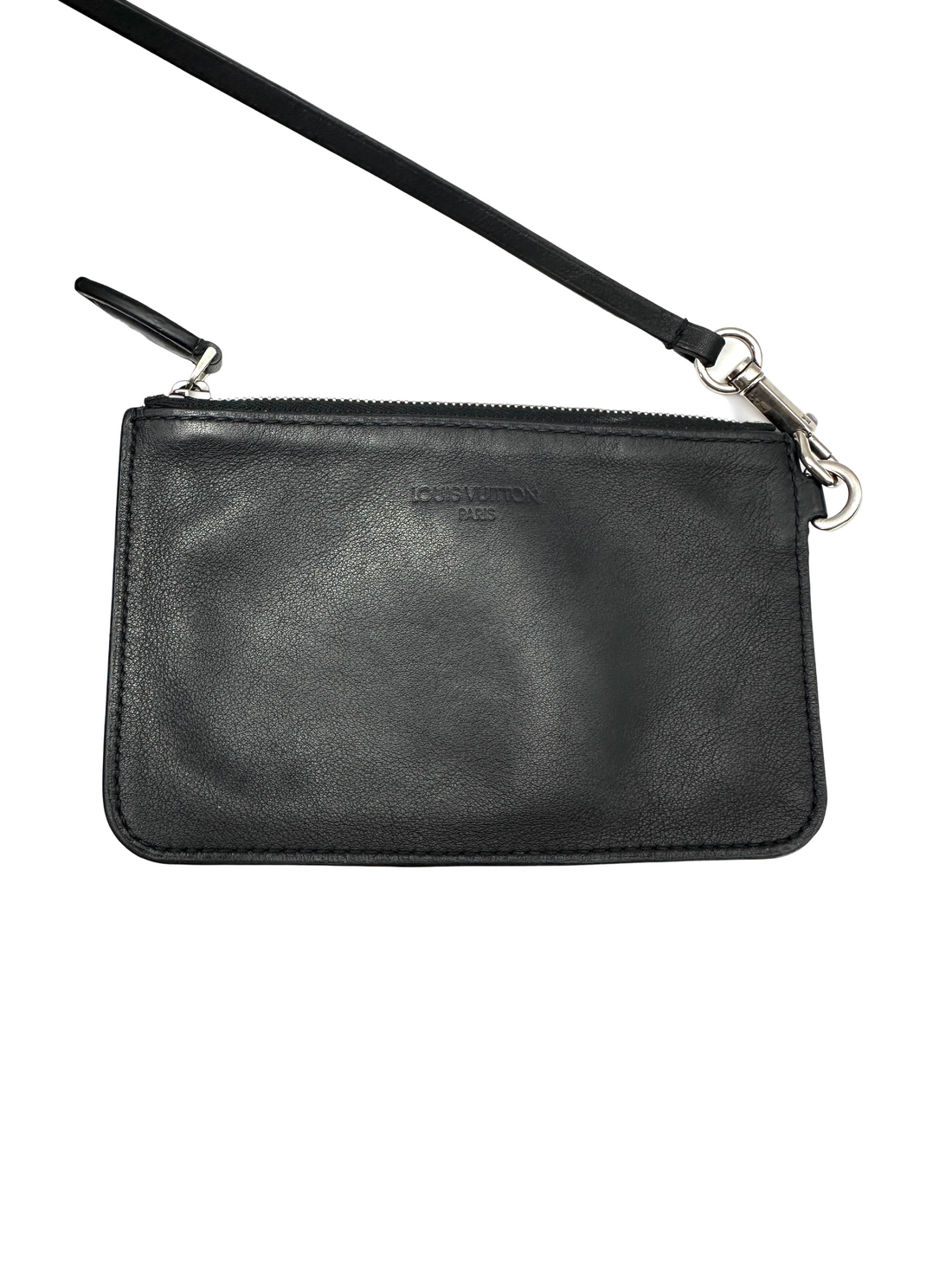 Louis Vuitton NN14 Black Leather Bucket Bag LV3393