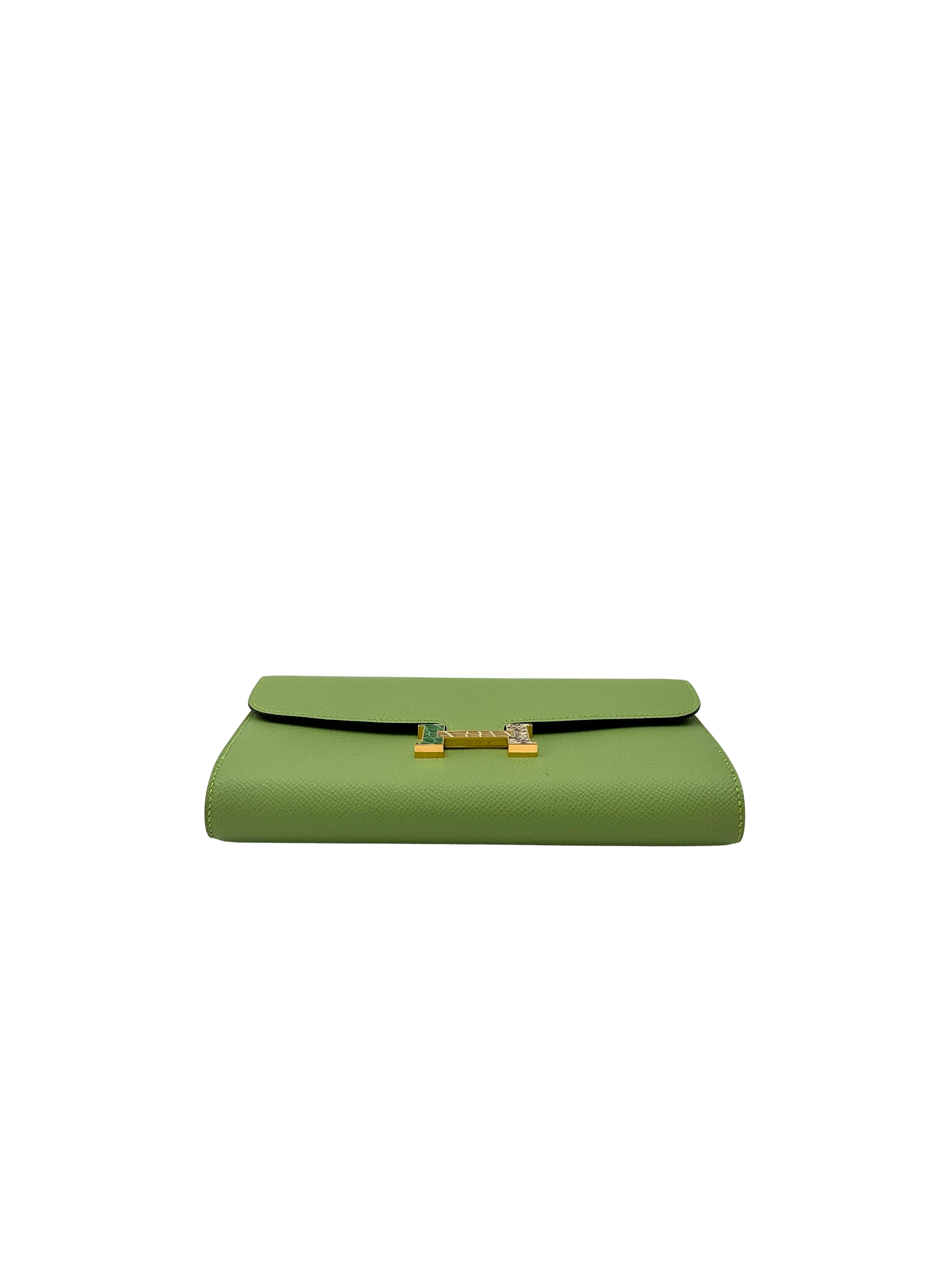Hermes Constance To Go Green Leather Shoulder Bag HR193