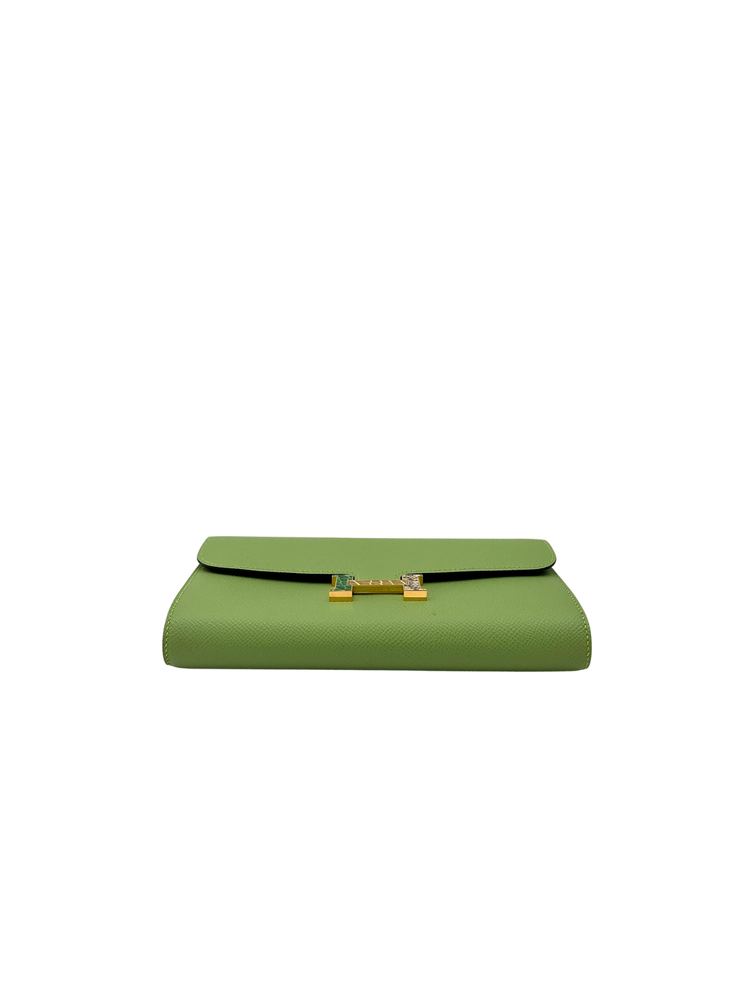 Hermes Constance To Go Green Leather Shoulder Bag HR193