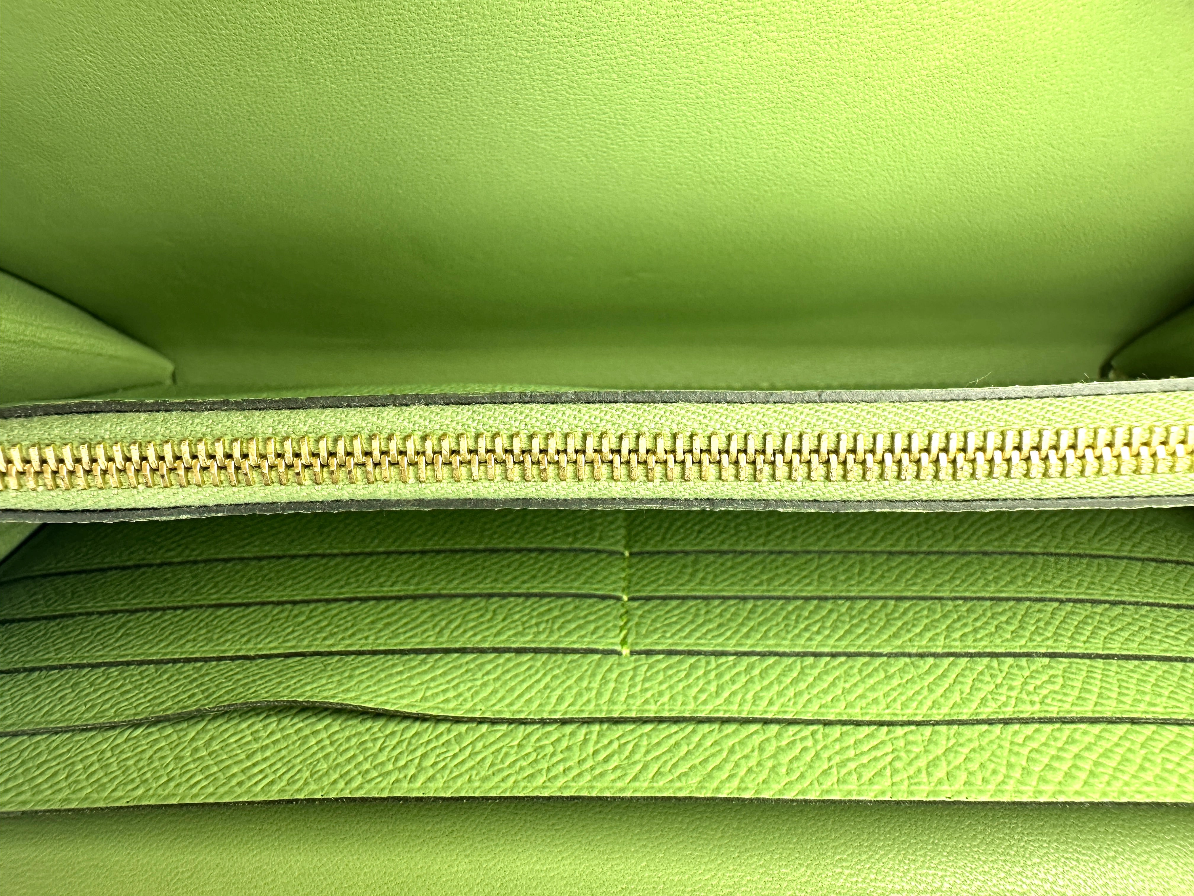 Hermes Constance To Go Green Leather Shoulder Bag HR193