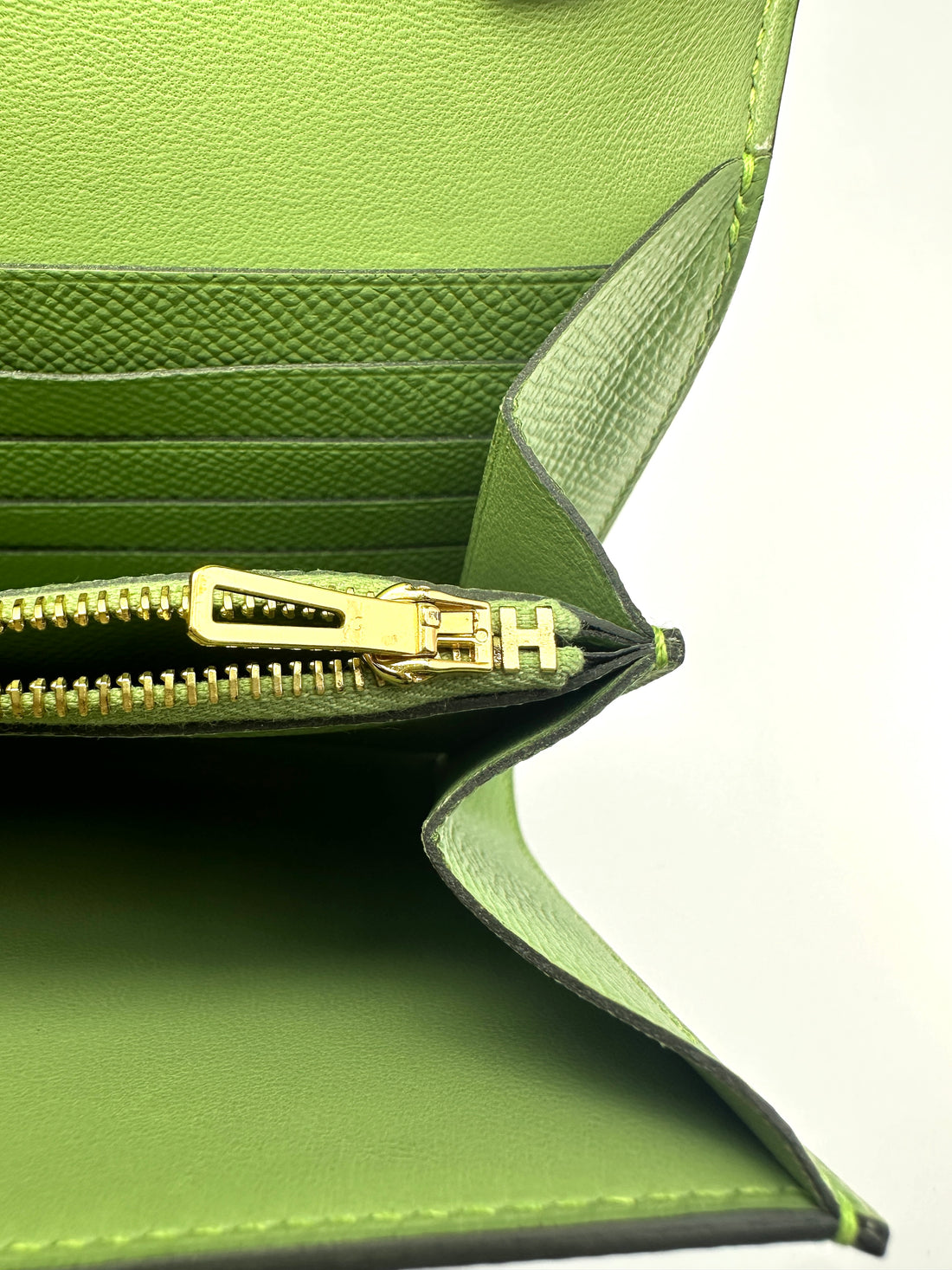 Hermes Constance To Go Green Leather Shoulder Bag HR193