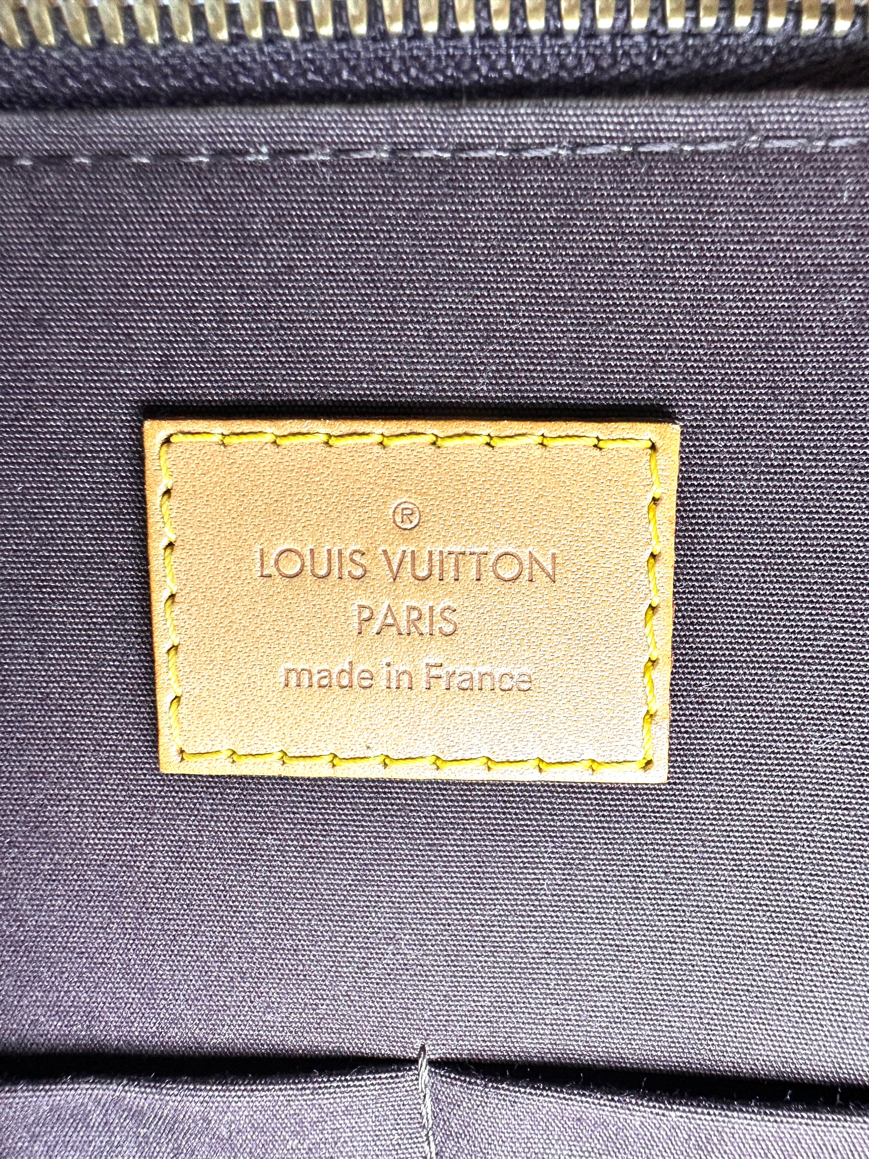 Louis Vuitton Alma PM Dark Red Patent Leather Handle Bag LV3410