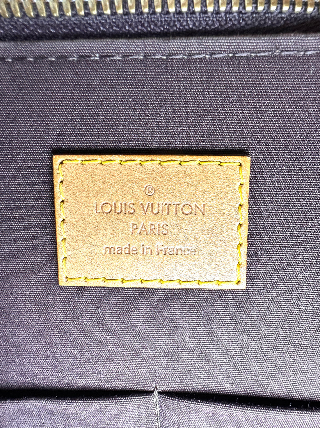 Louis Vuitton Alma PM Dark Red Patent Leather Handle Bag LV3410