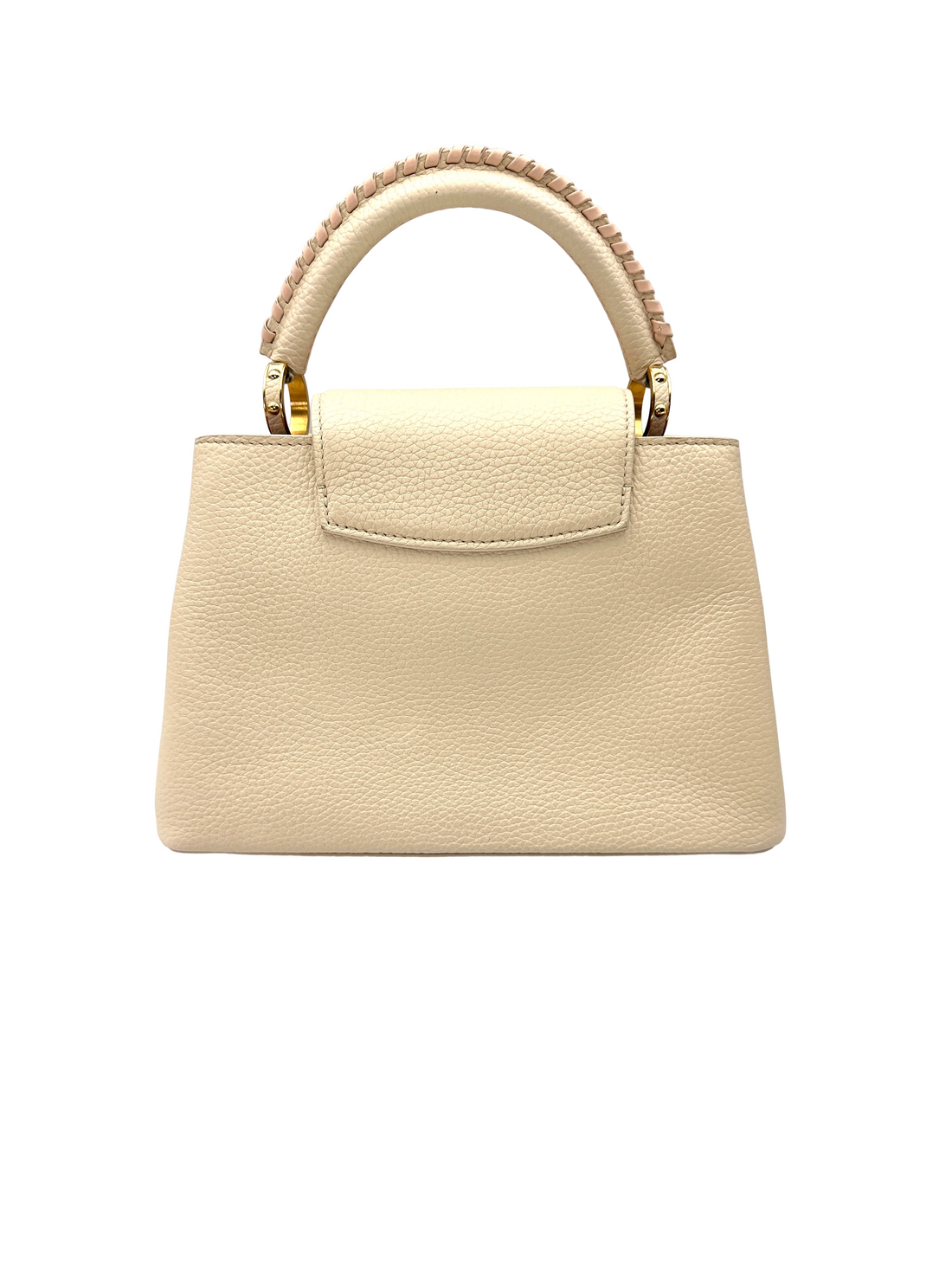Louis Vuitton Capucines Beige Taurillon Leather Handle Bag LV3396