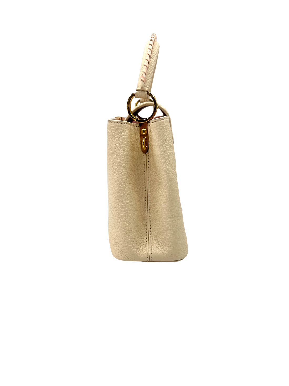 Louis Vuitton Capucines Beige Taurillon Leather Handle Bag LV3396