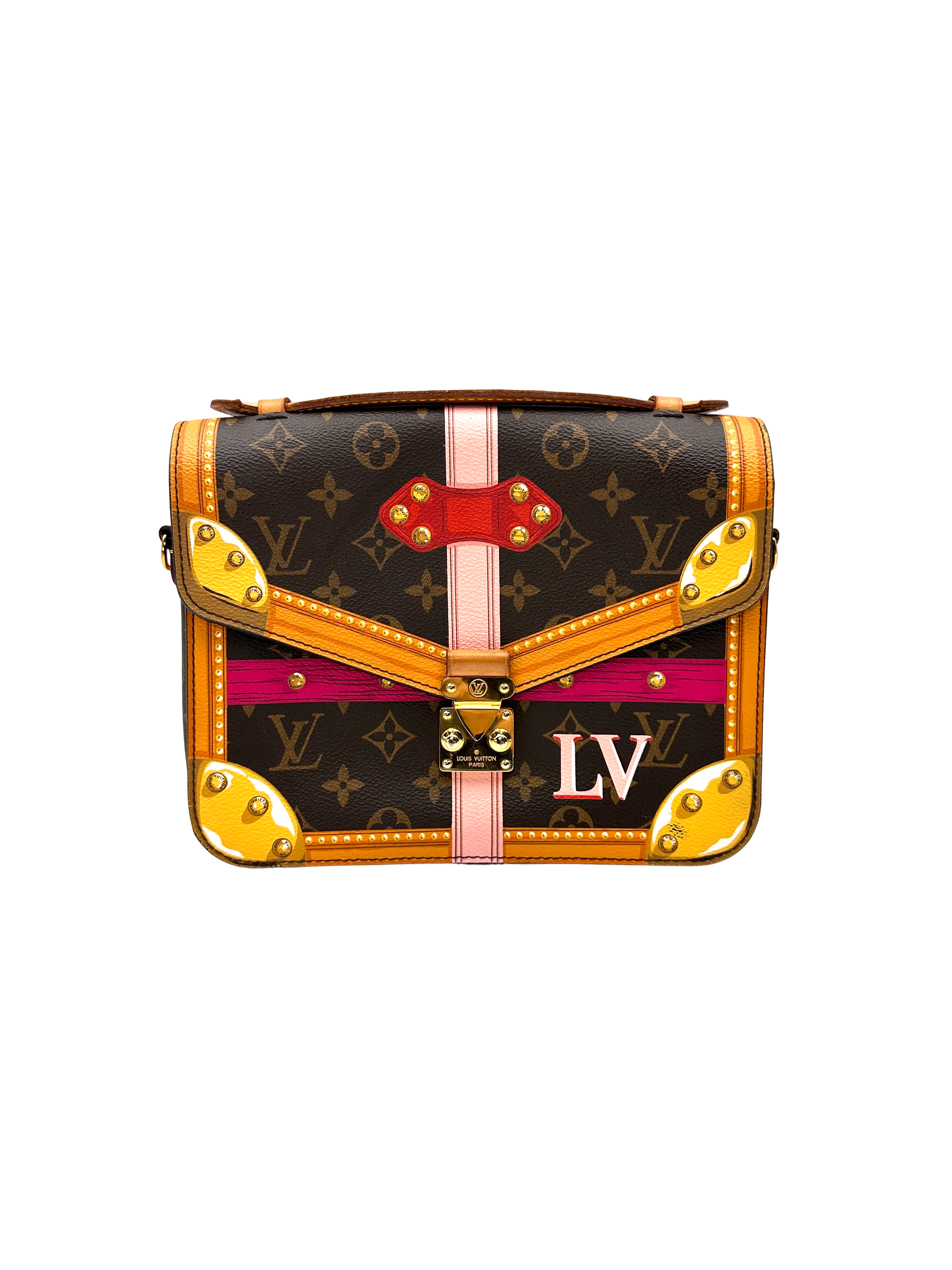 Louis Vuitton Monogram Canvas Summer Trunk Pochette Metis LV3395