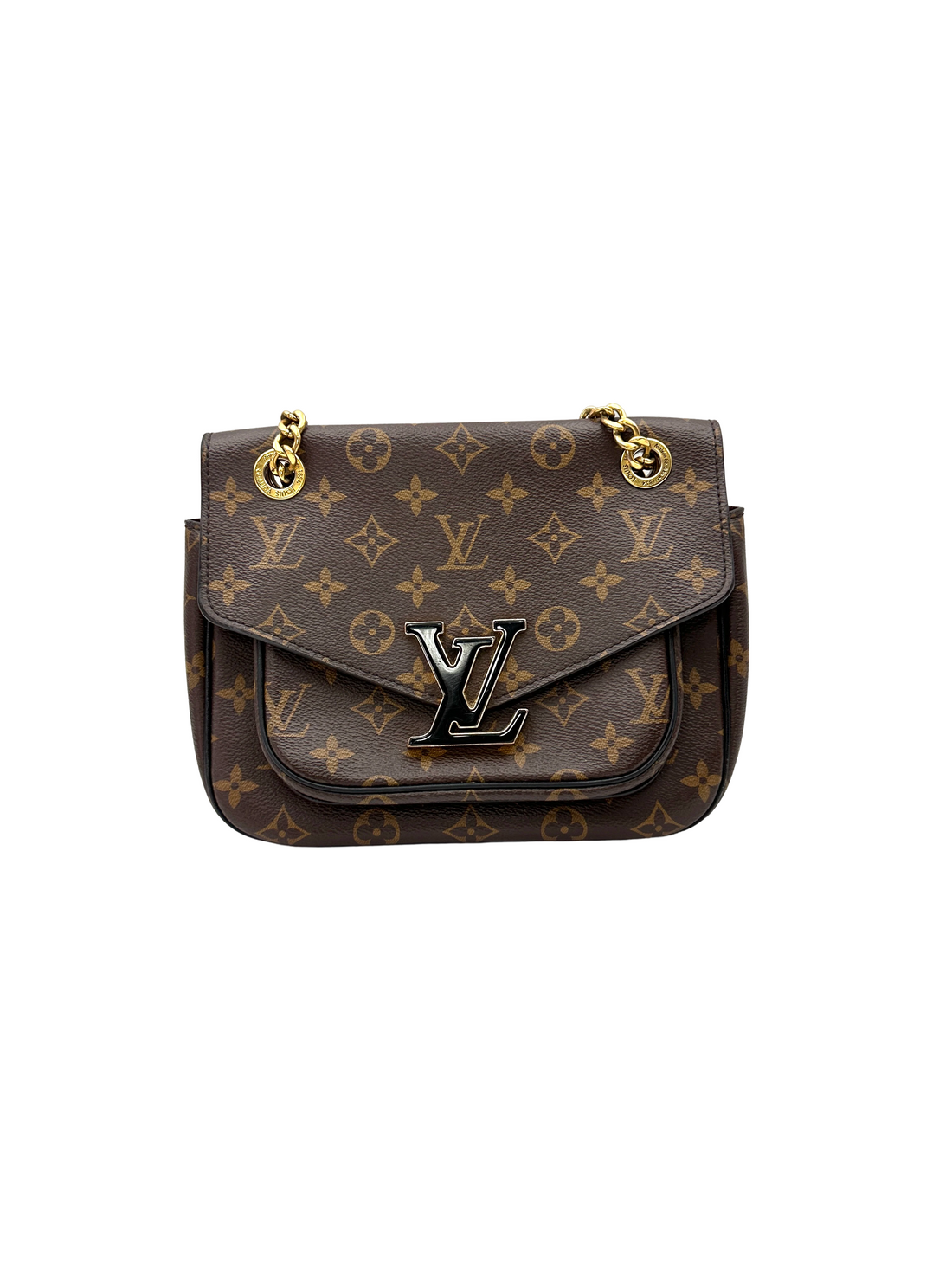 Louis Vuitton Passy Monogram Canvas Chain Shoulder Bag LV3397