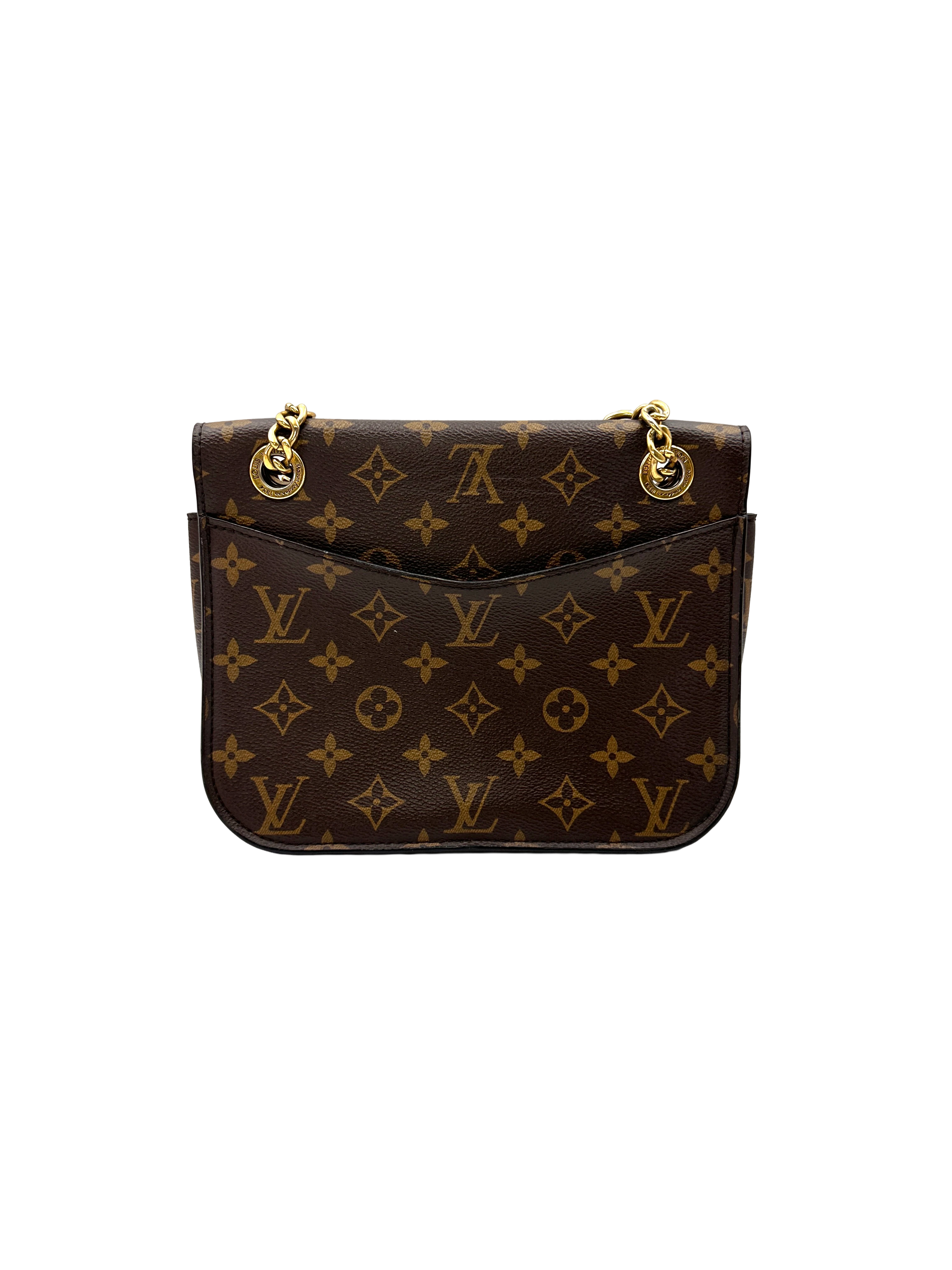 Louis Vuitton Passy Monogram Canvas Chain Shoulder Bag LV3397
