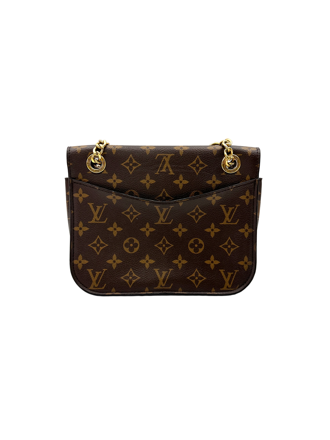 Louis Vuitton Passy Monogram Canvas Chain Shoulder Bag LV3397