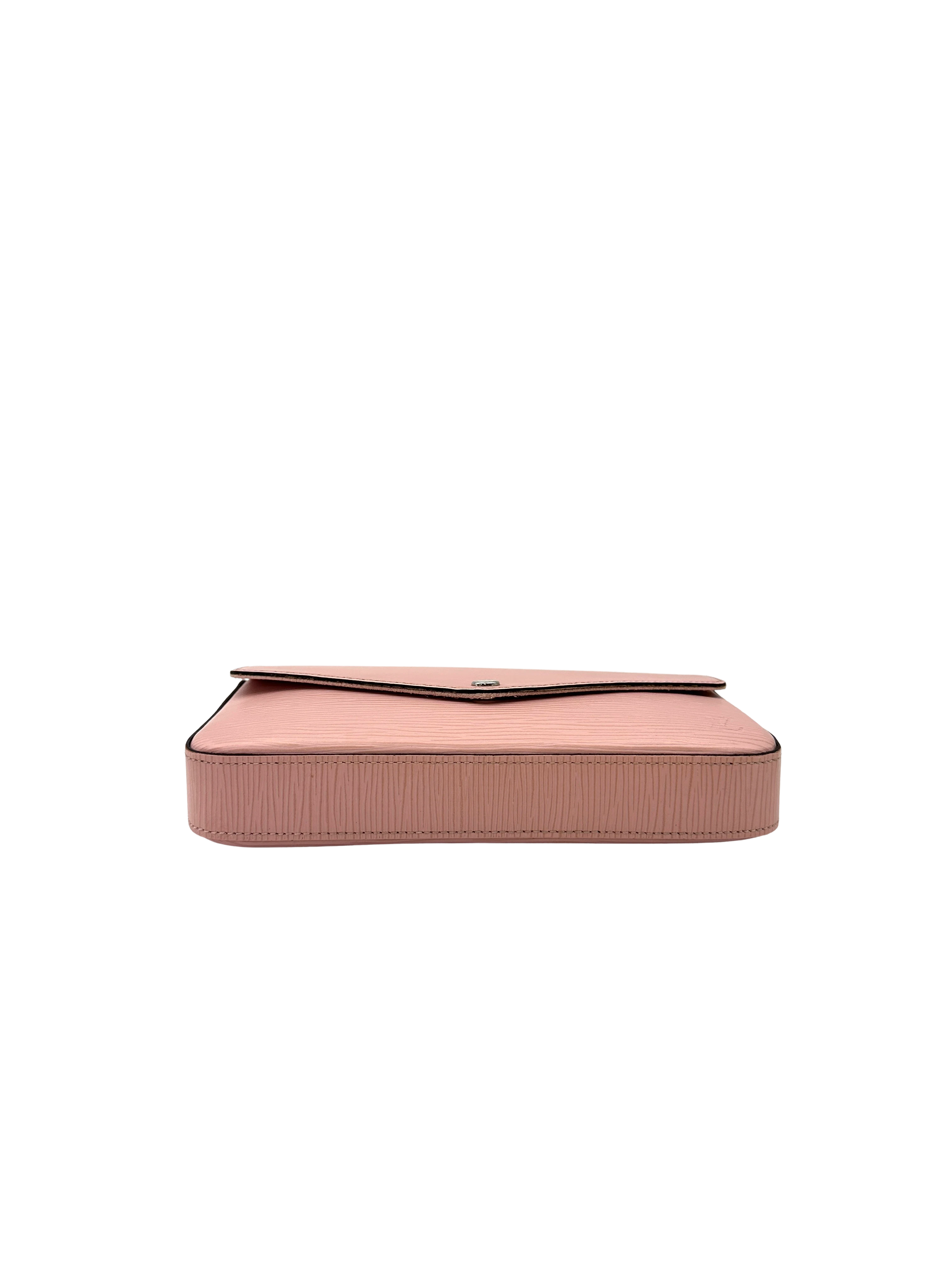 Louis Vuitton Pink Epi Leather Pochette Felicie LV3401