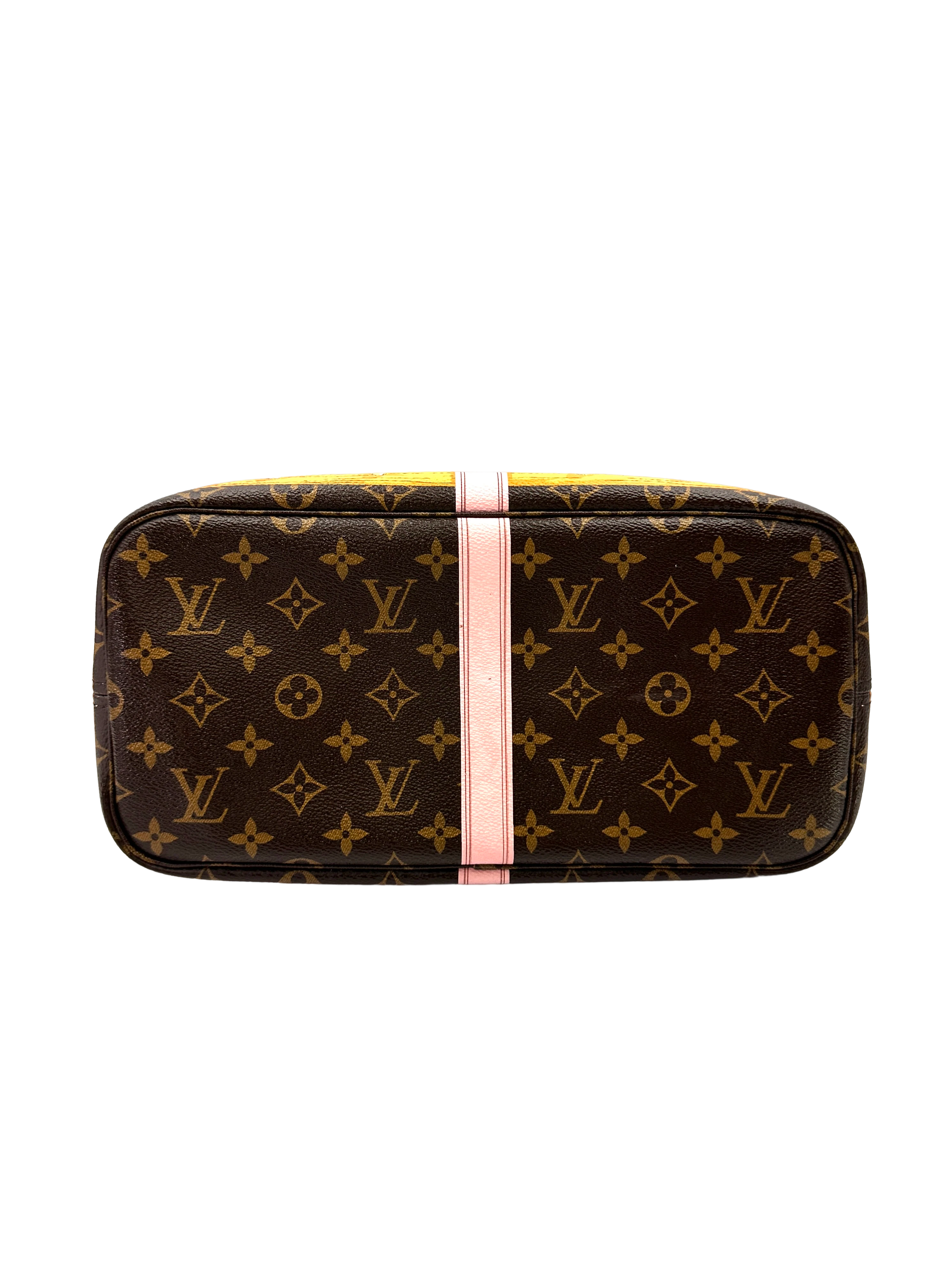Louis Vuitton Neverfull MM Monogram Summer Trunks Handle Bag LV3402