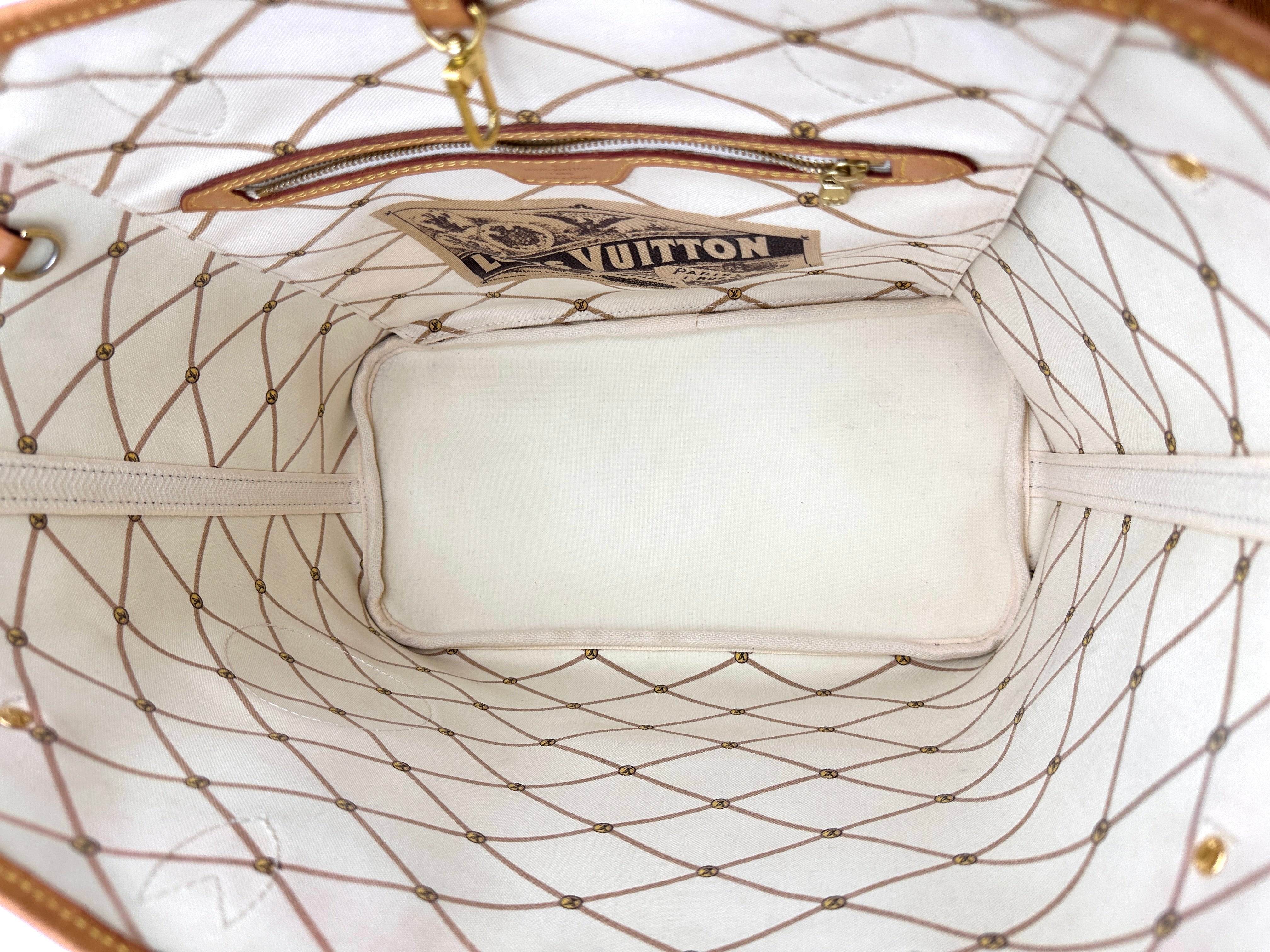 Louis Vuitton Neverfull MM Monogram Summer Trunks Handle Bag LV3402